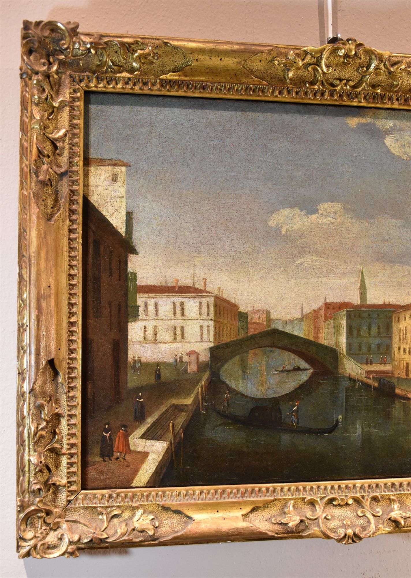 Veduta di Venezia con il ponte delle Guglie