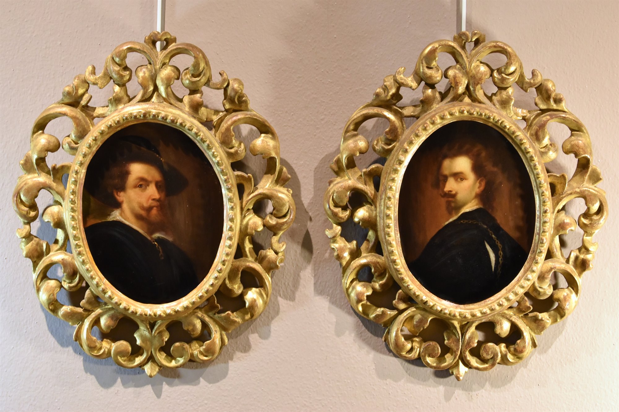 Autoritratti di Pierre Paul Rubens  e Anthoon van Dyck