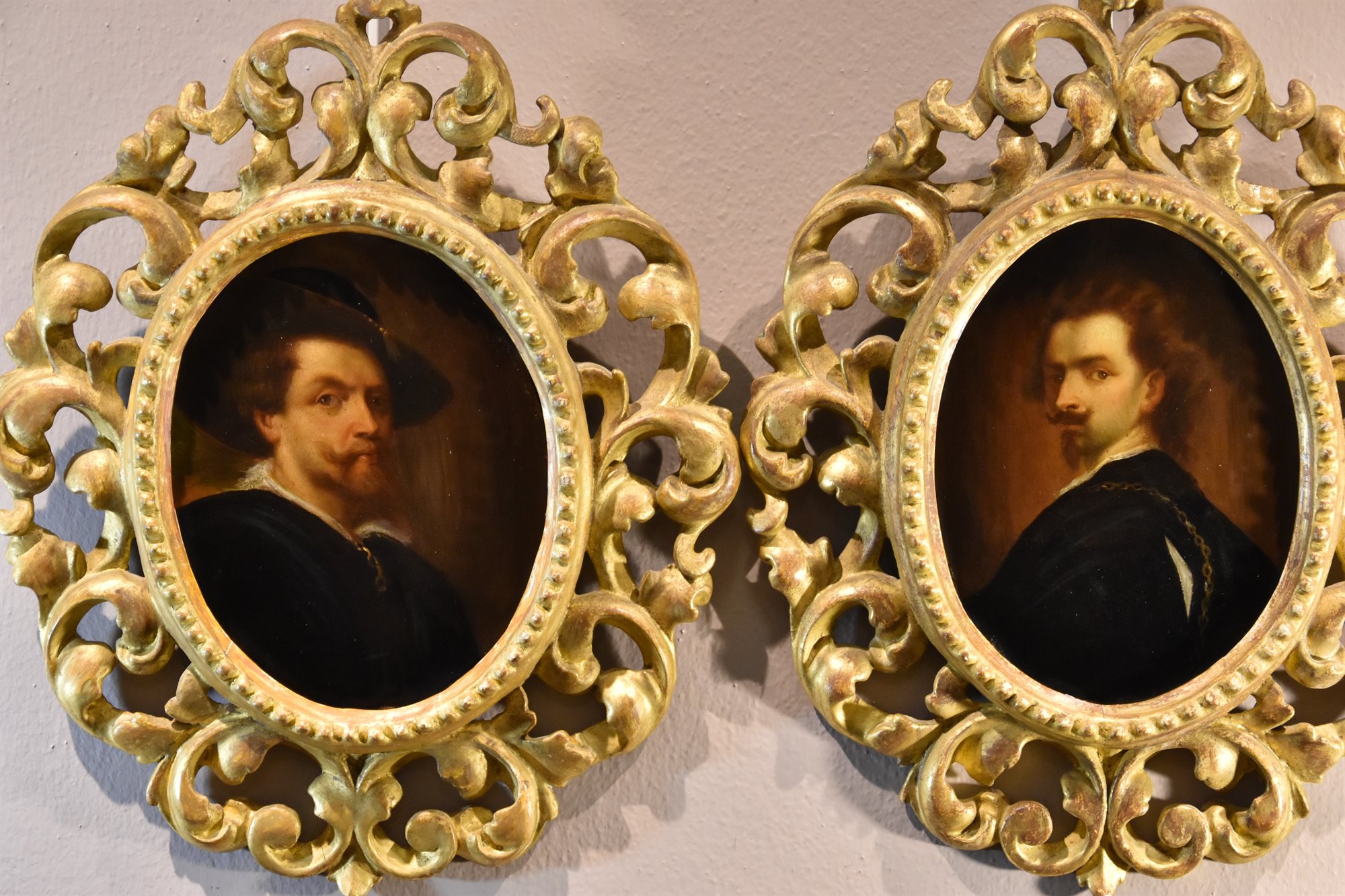 Autoritratti di Pierre Paul Rubens  e Anthoon van Dyck