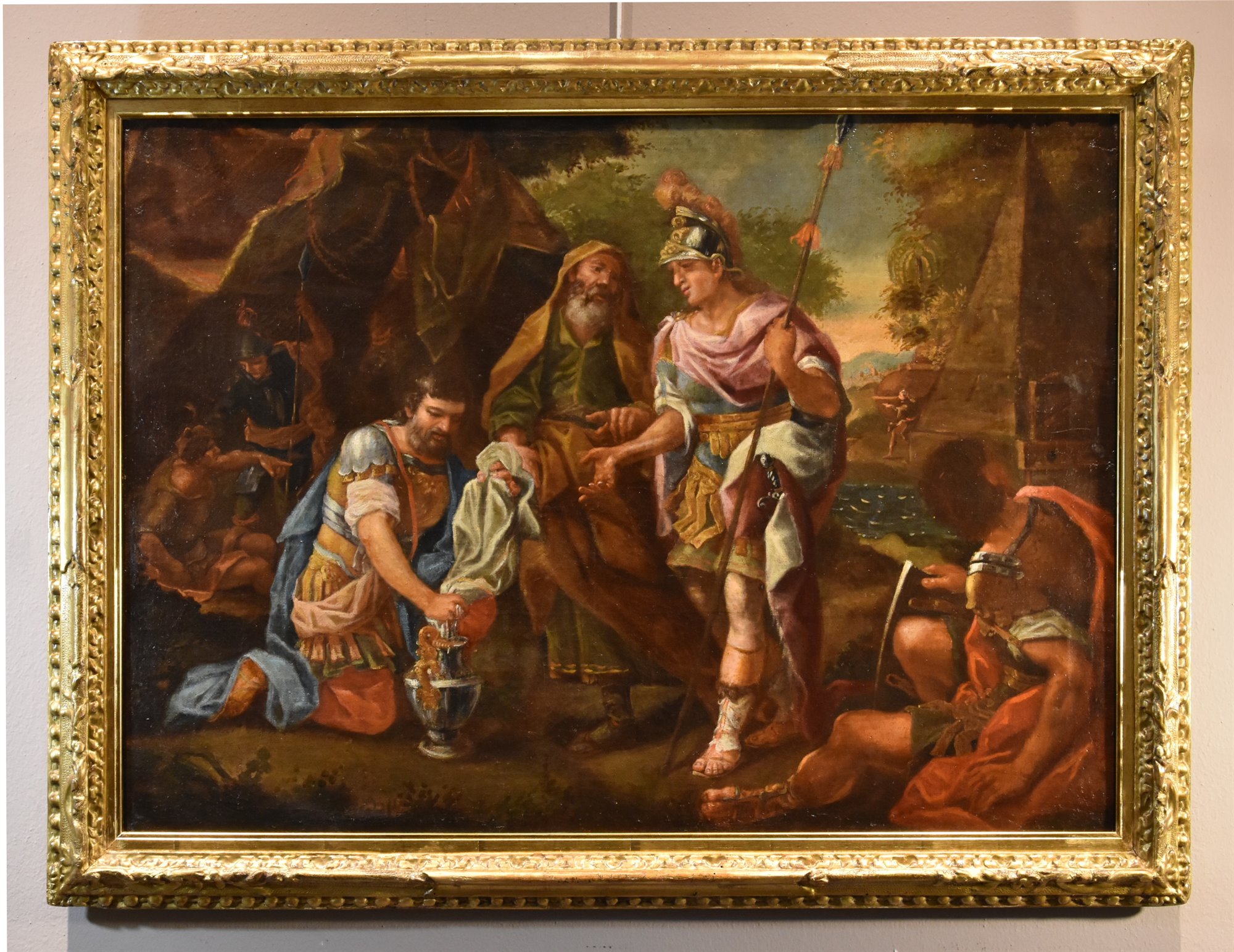 Alessandro Magno al sepolcro di Achille