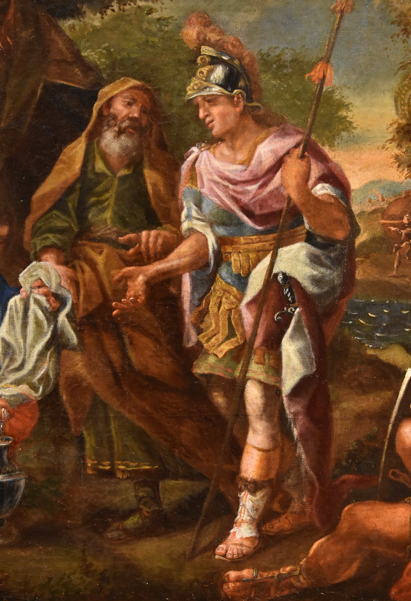 Alessandro Magno al sepolcro di Achille