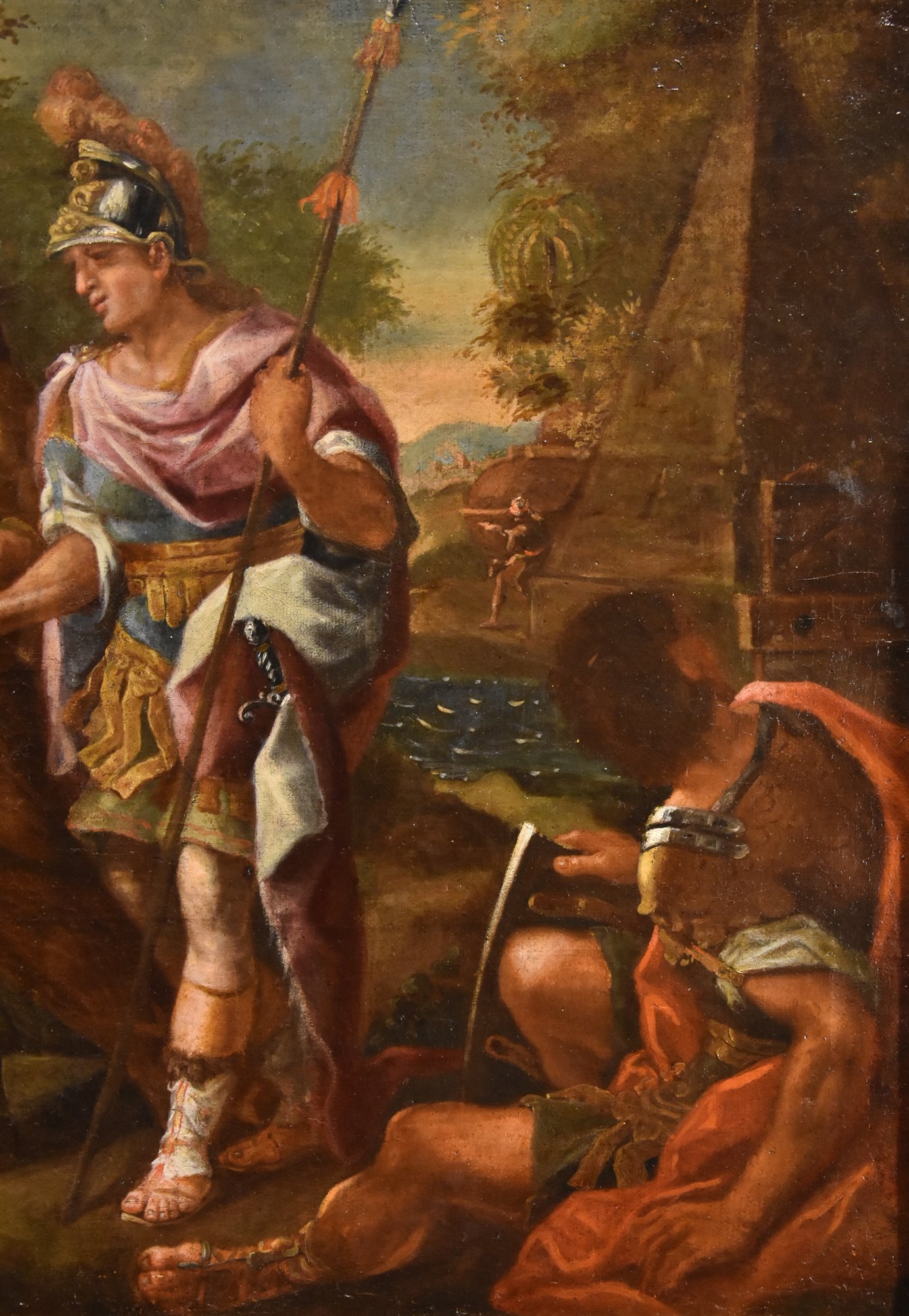Alessandro Magno al sepolcro di Achille