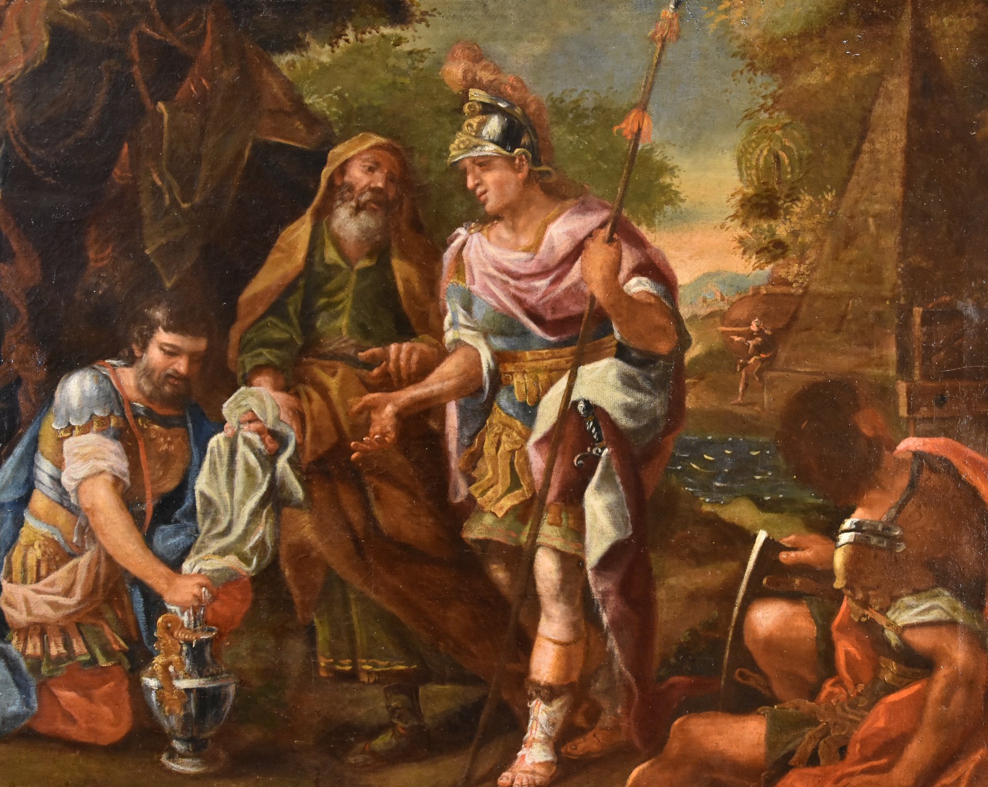 Alessandro Magno al sepolcro di Achille