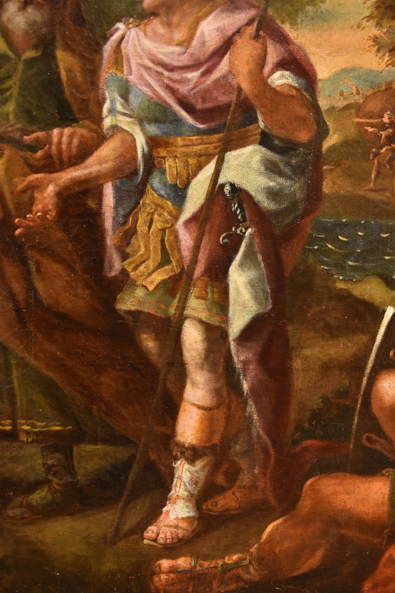 Alessandro Magno al sepolcro di Achille