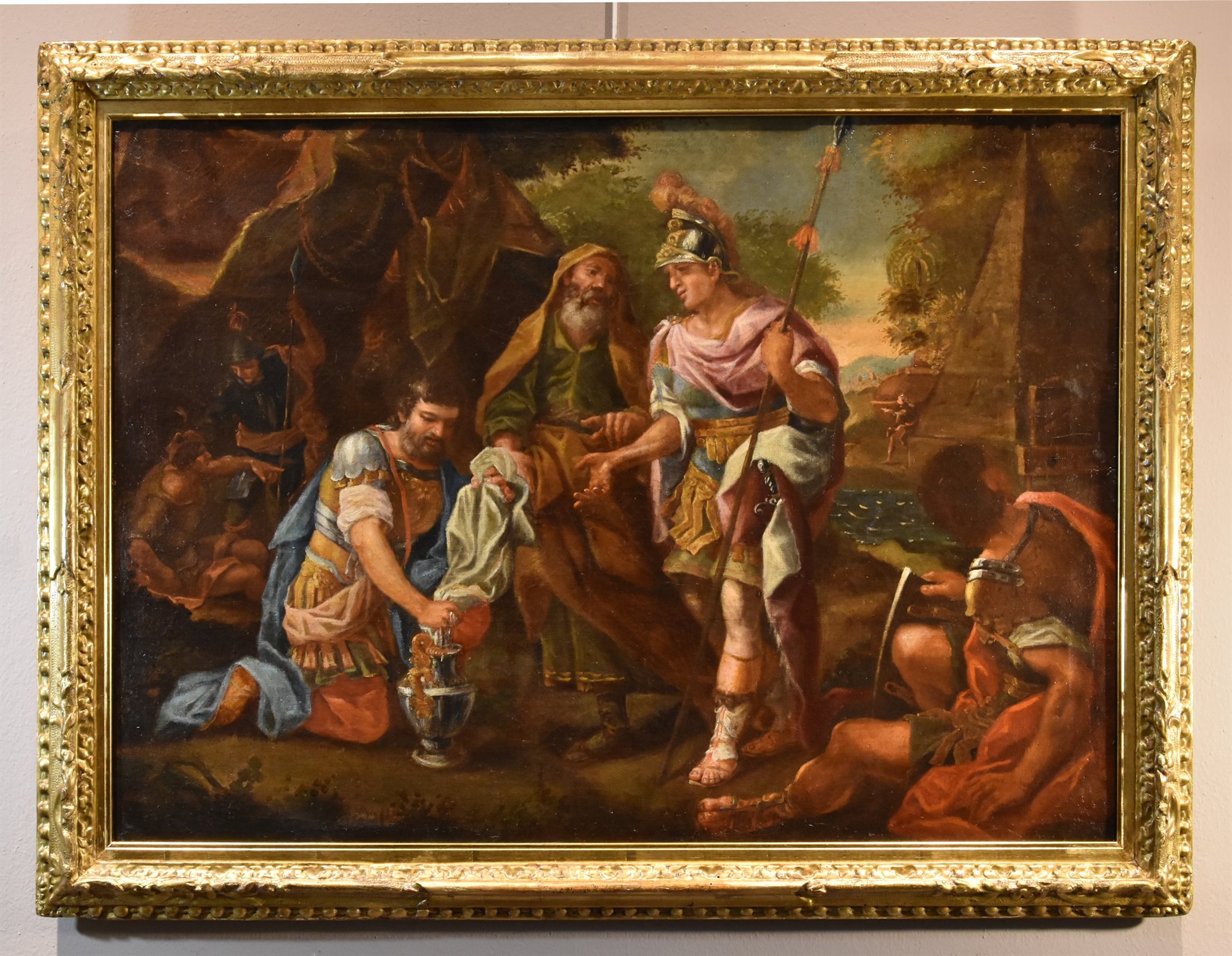 Alessandro Magno al sepolcro di Achille