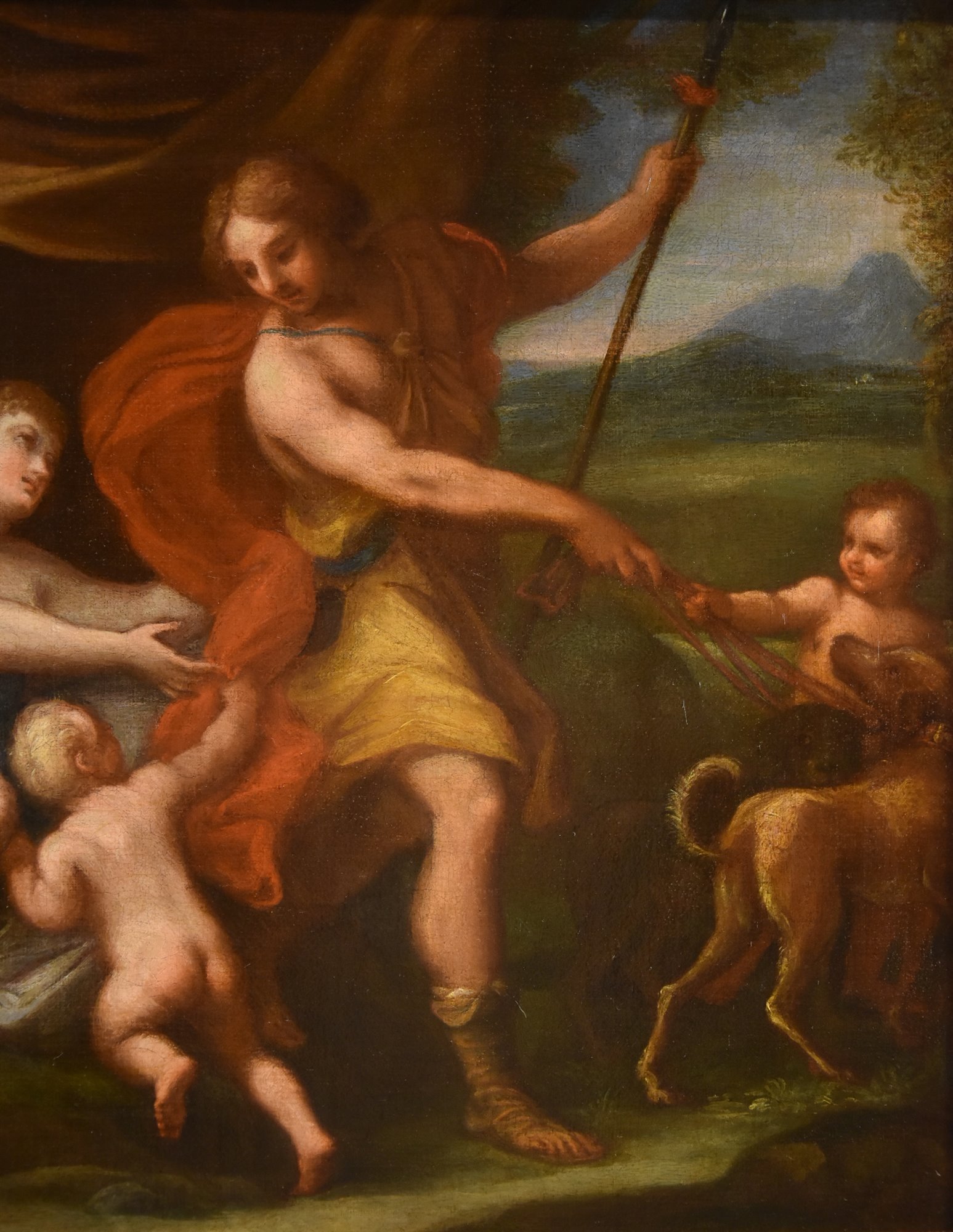 Venere con Adone e Cupido