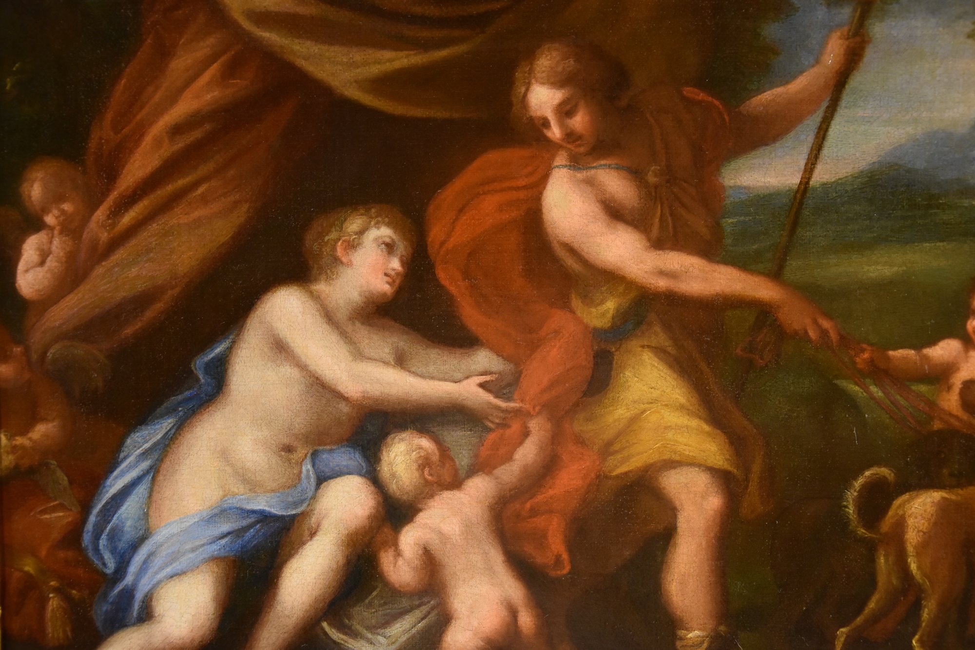 Venere con Adone e Cupido