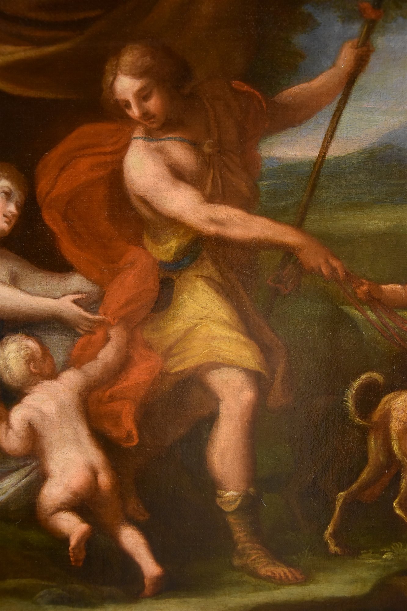 Venere con Adone e Cupido