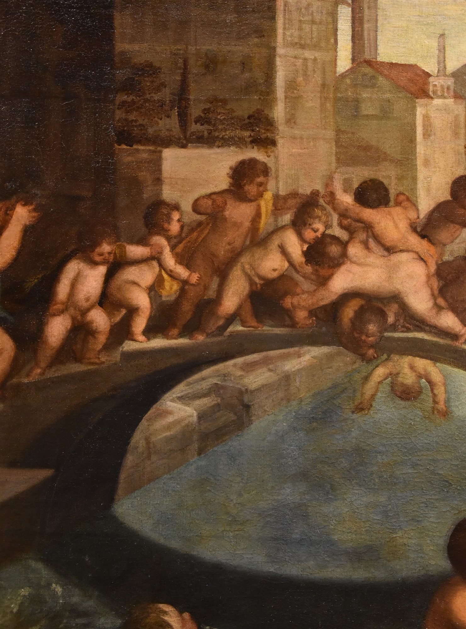 Lotta di putti sul ponte dei Pugni a Venezia