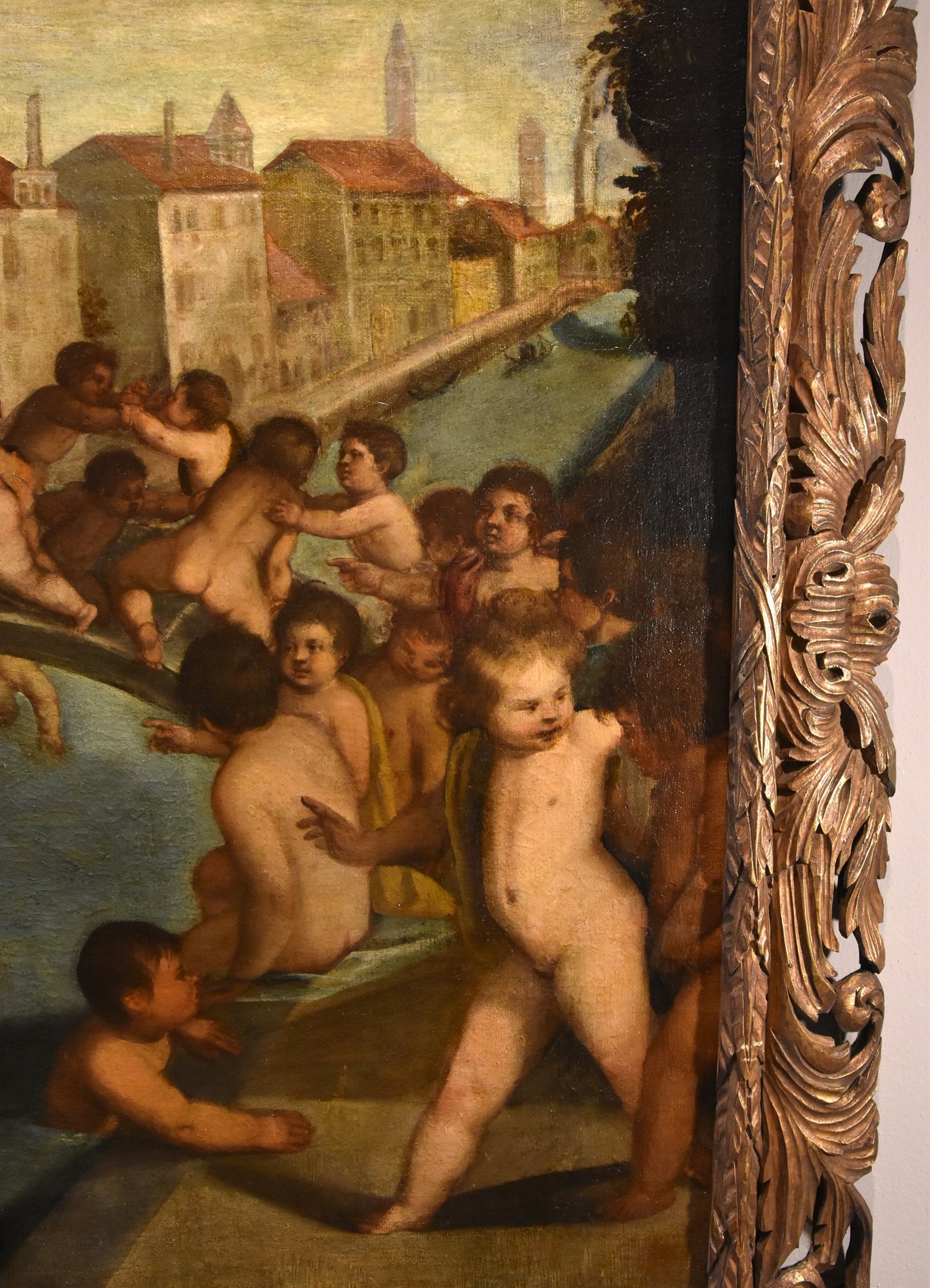 Lotta di putti sul ponte dei Pugni a Venezia
