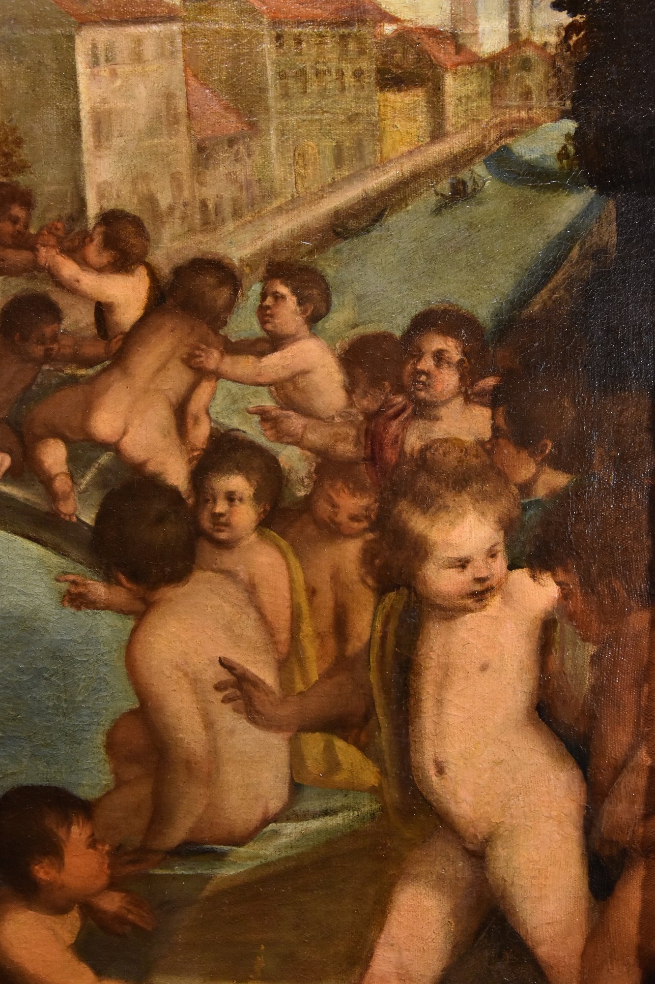 Lotta di putti sul ponte dei Pugni a Venezia