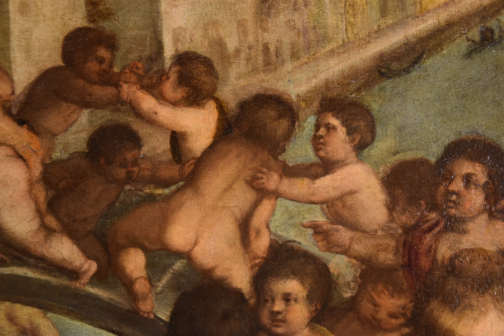 Lotta di putti sul ponte dei Pugni a Venezia
