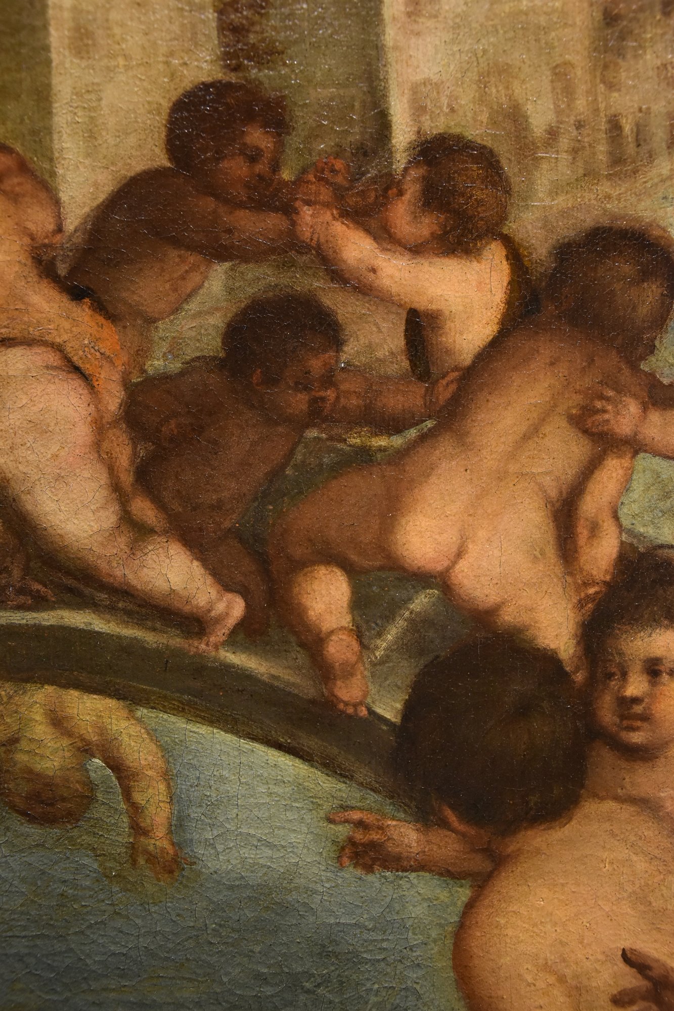 Lotta di putti sul ponte dei Pugni a Venezia