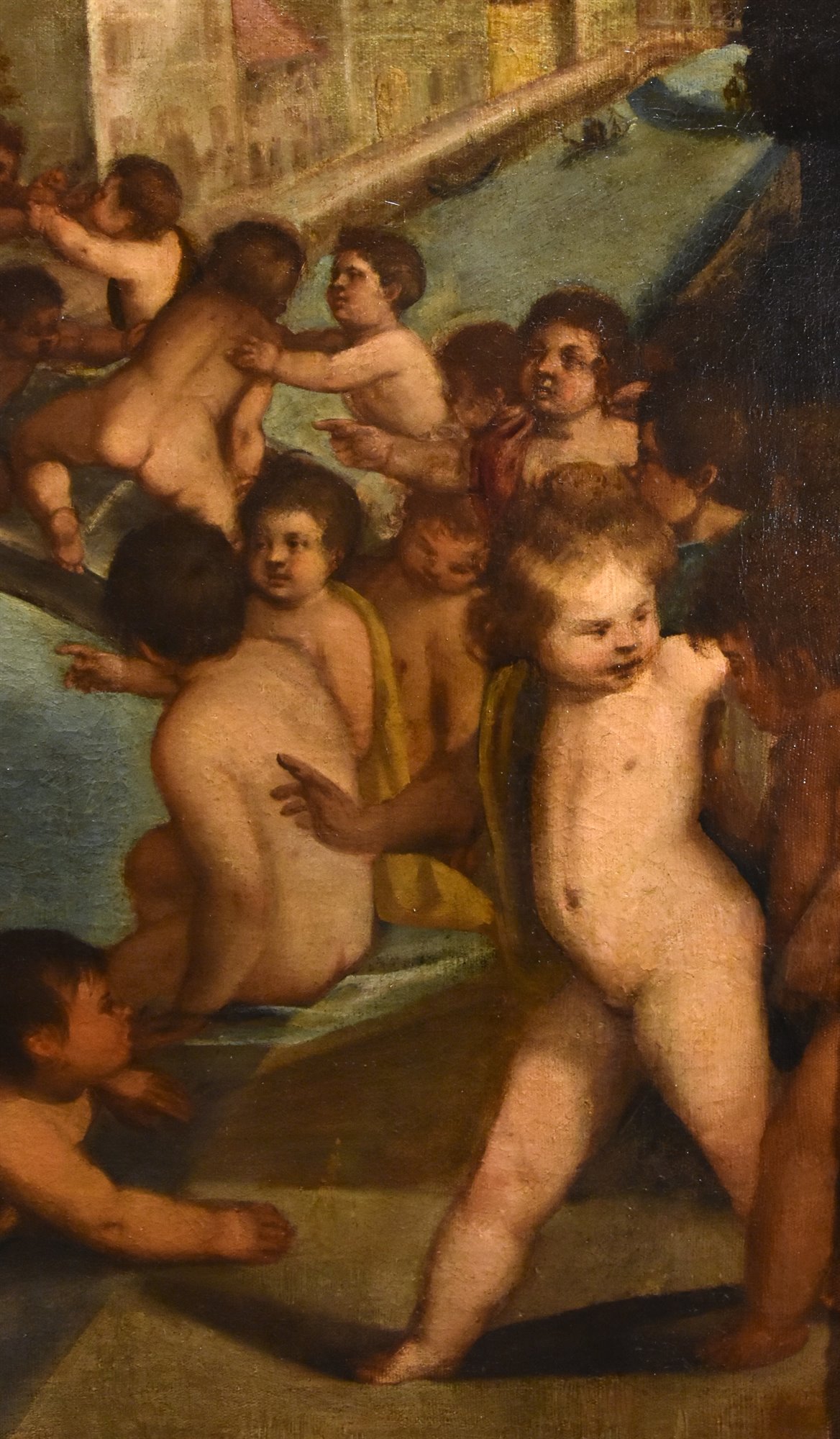 Lotta di putti sul ponte dei Pugni a Venezia