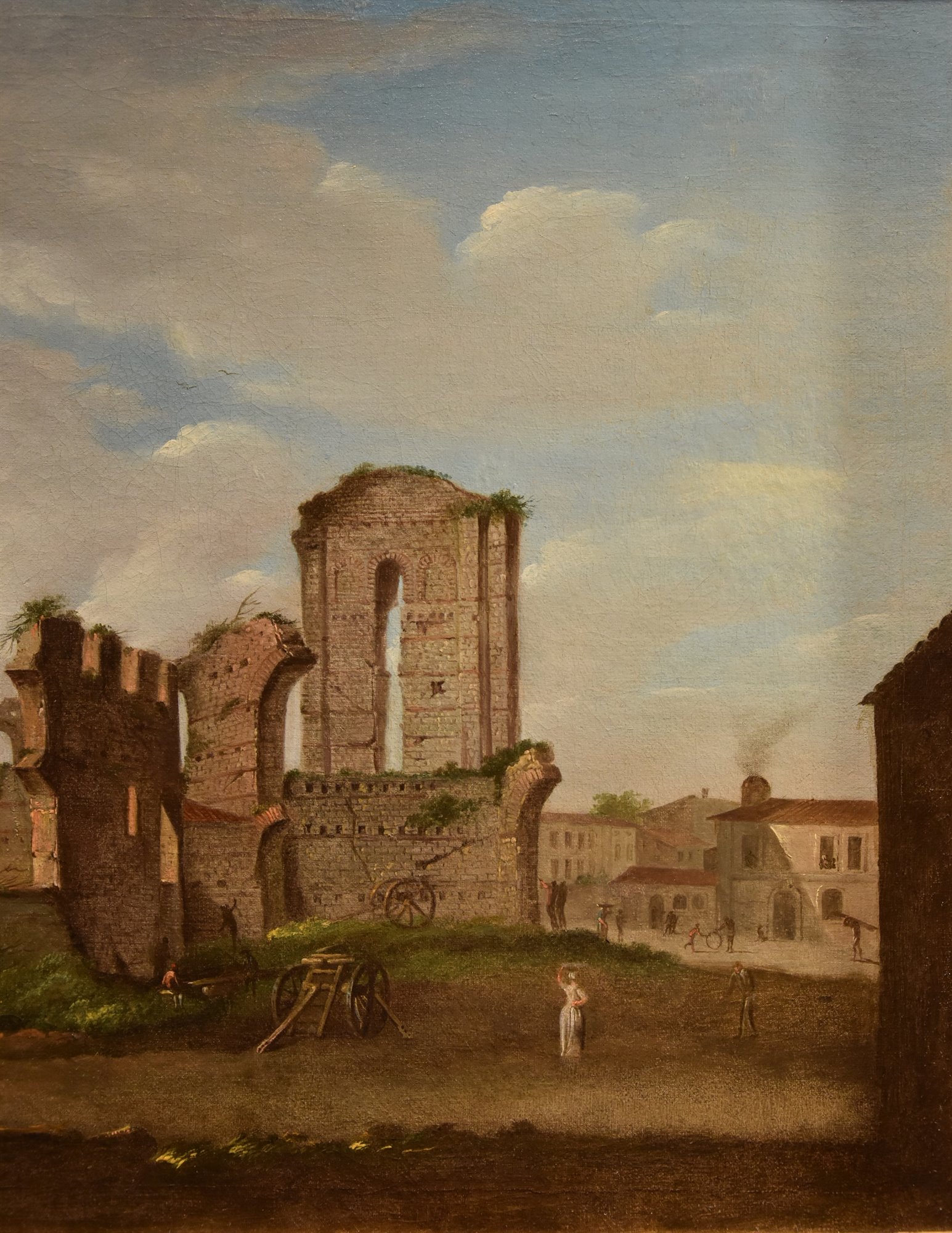 Capriccio con veduta del Foro Romano