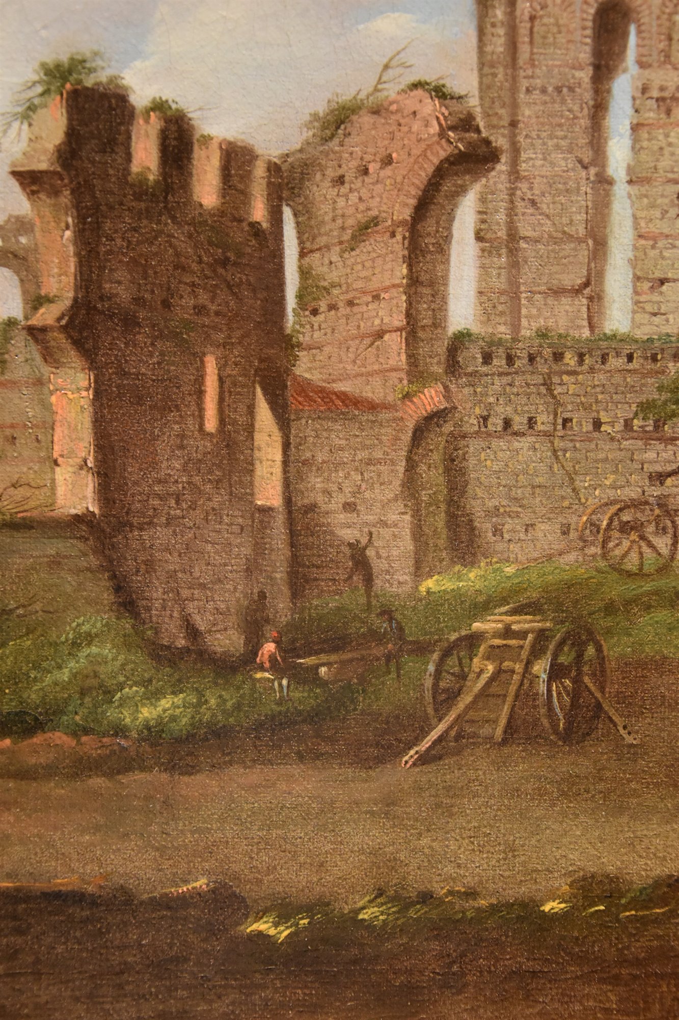 Capriccio con veduta del Foro Romano