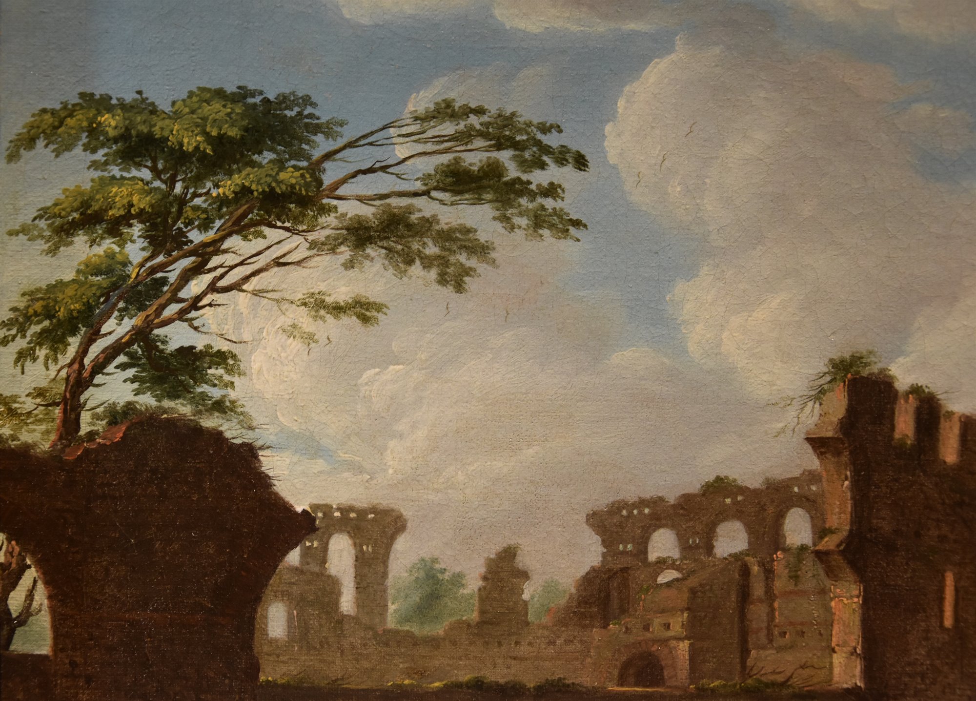 Capriccio con veduta del Foro Romano