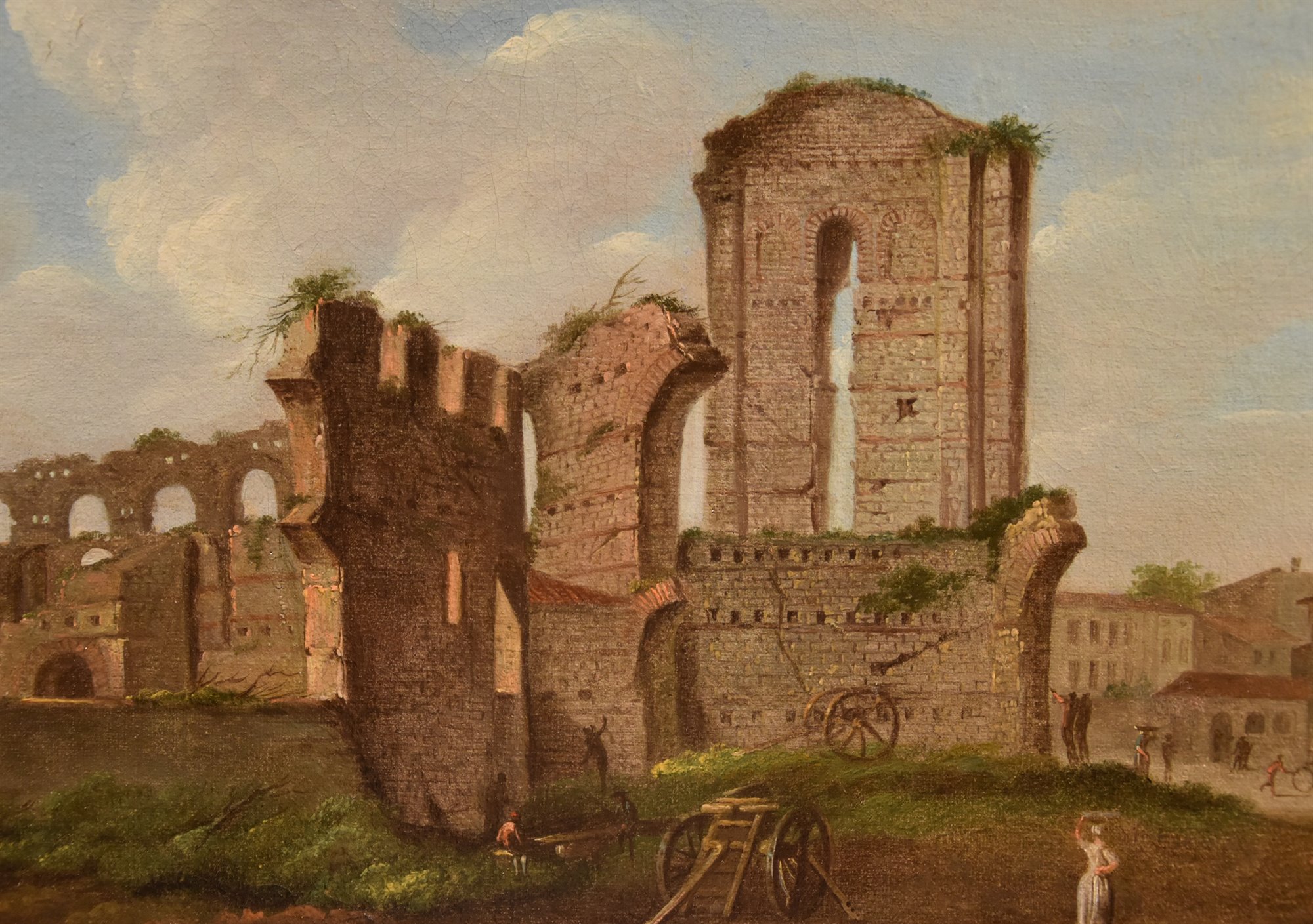 Capriccio con veduta del Foro Romano