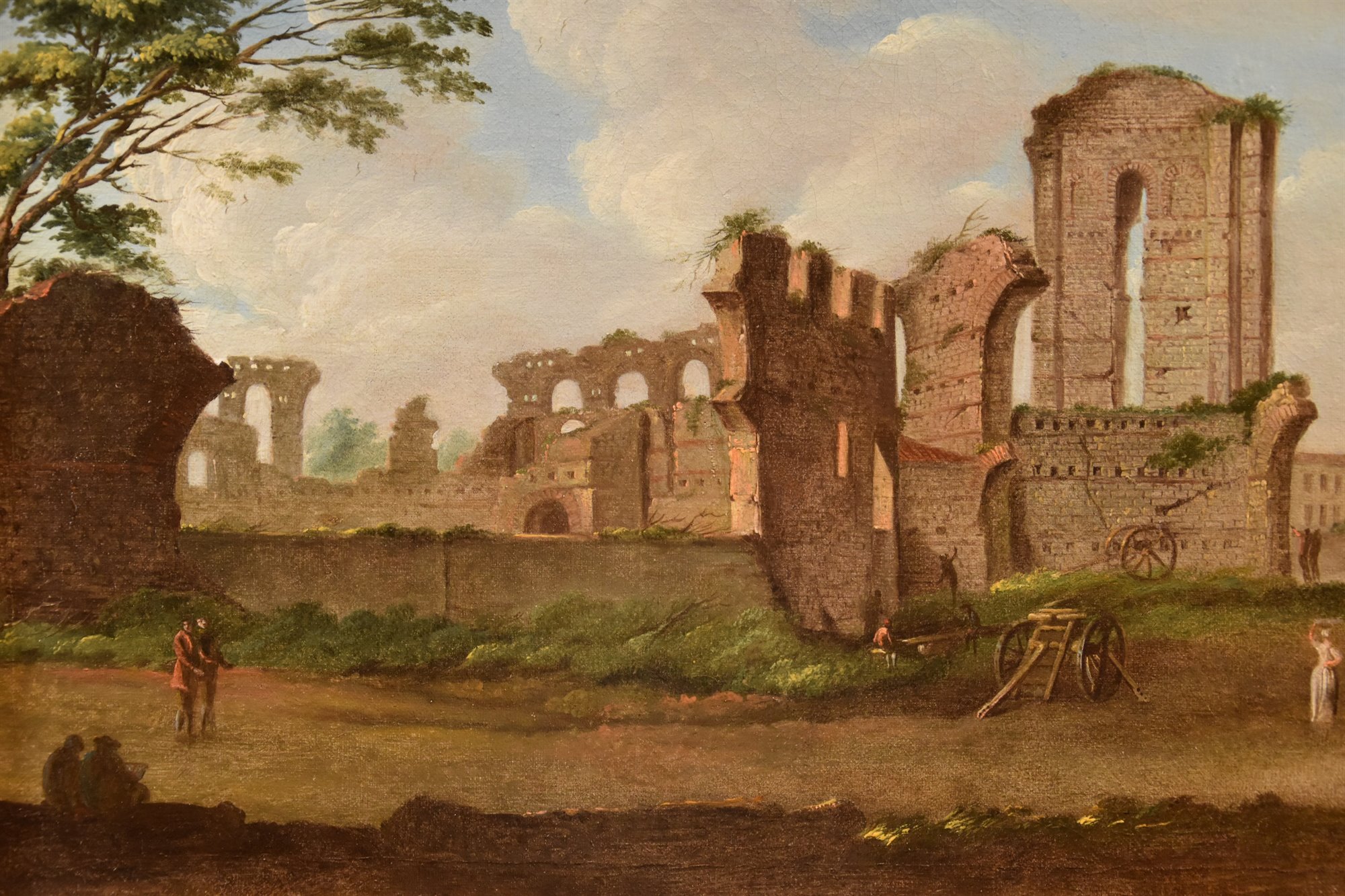 Capriccio con veduta del Foro Romano