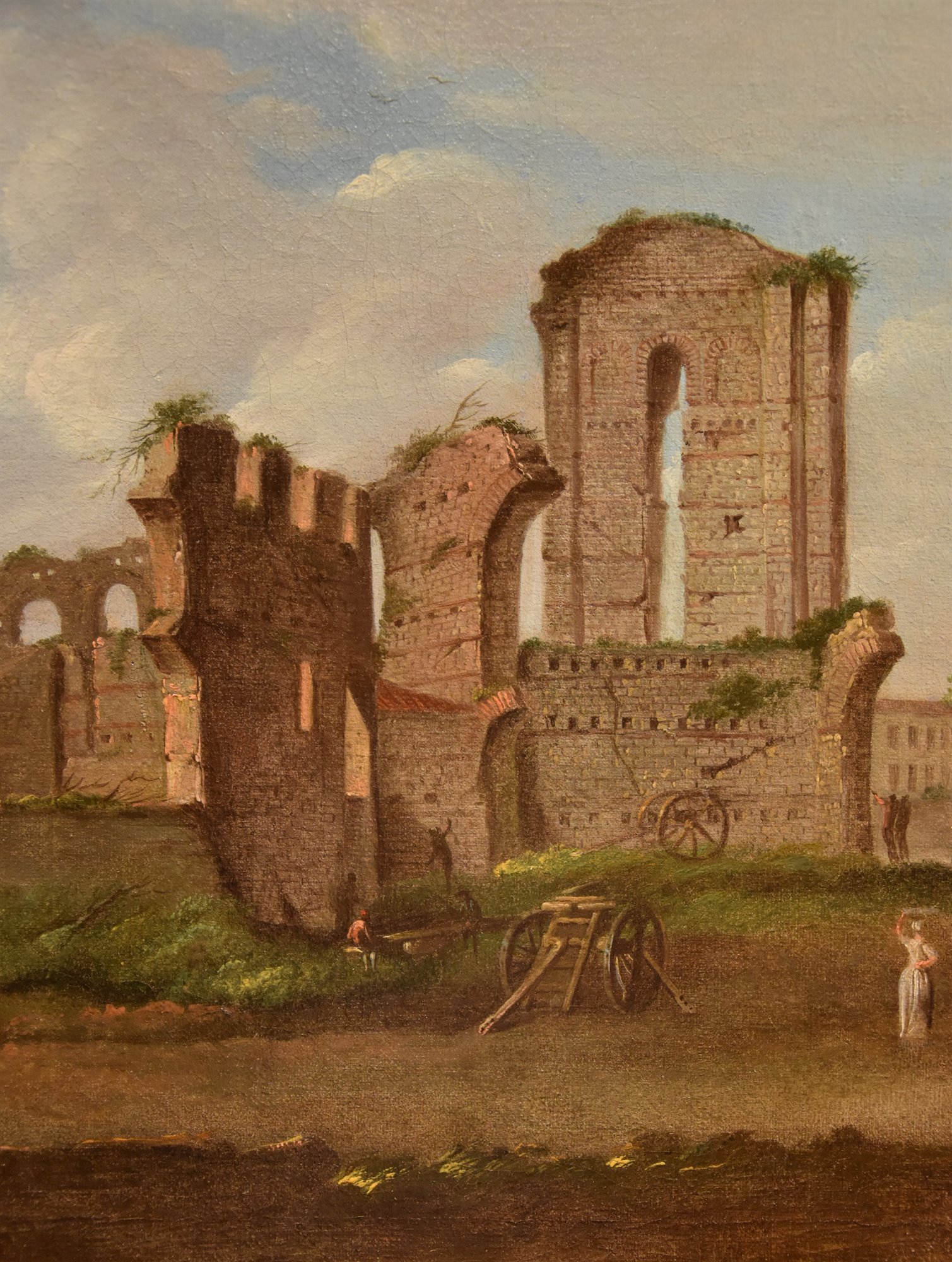 Capriccio con veduta del Foro Romano
