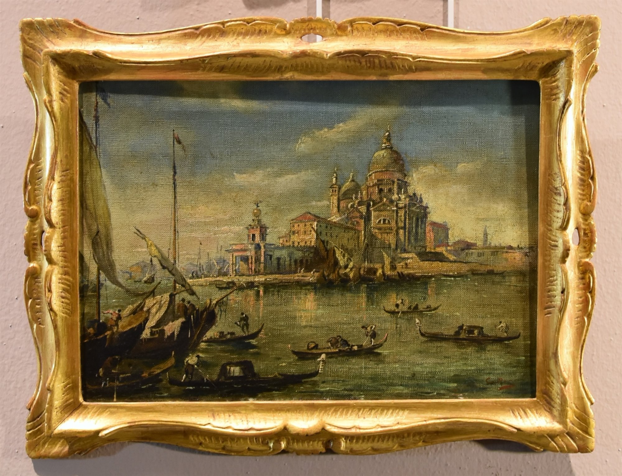 Coppia di vedute di Venezia