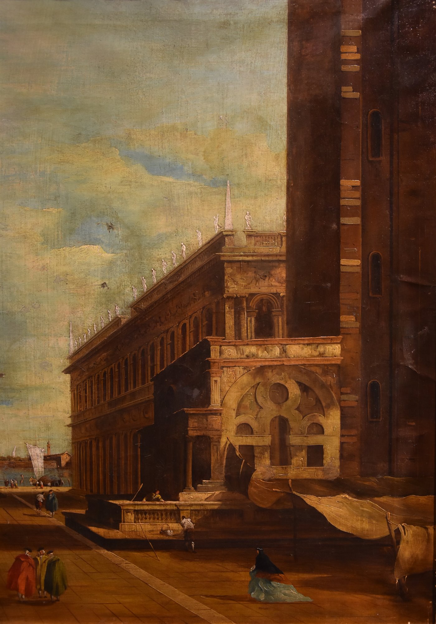 Piazzetta di San Marco verso il Bacino e San Giorgio Maggiore a Venezia