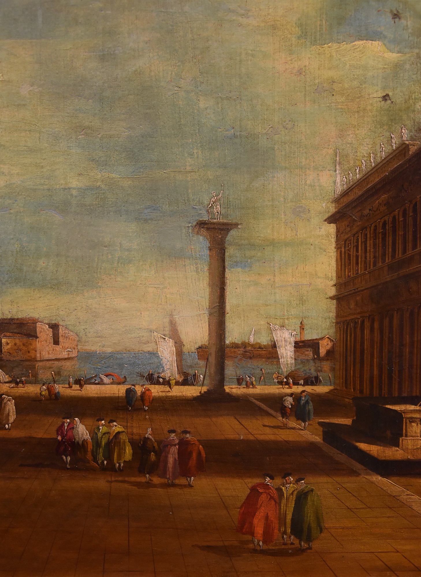 Piazzetta di San Marco verso il Bacino e San Giorgio Maggiore a Venezia