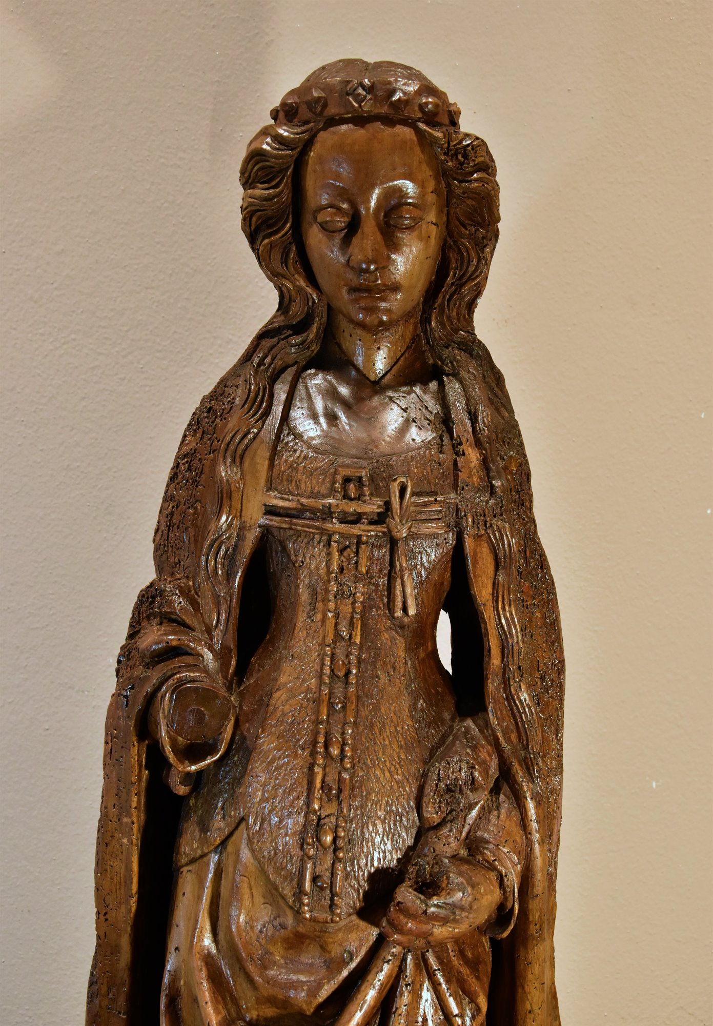 Scultura lignea Santa Caterina d’Alessandria