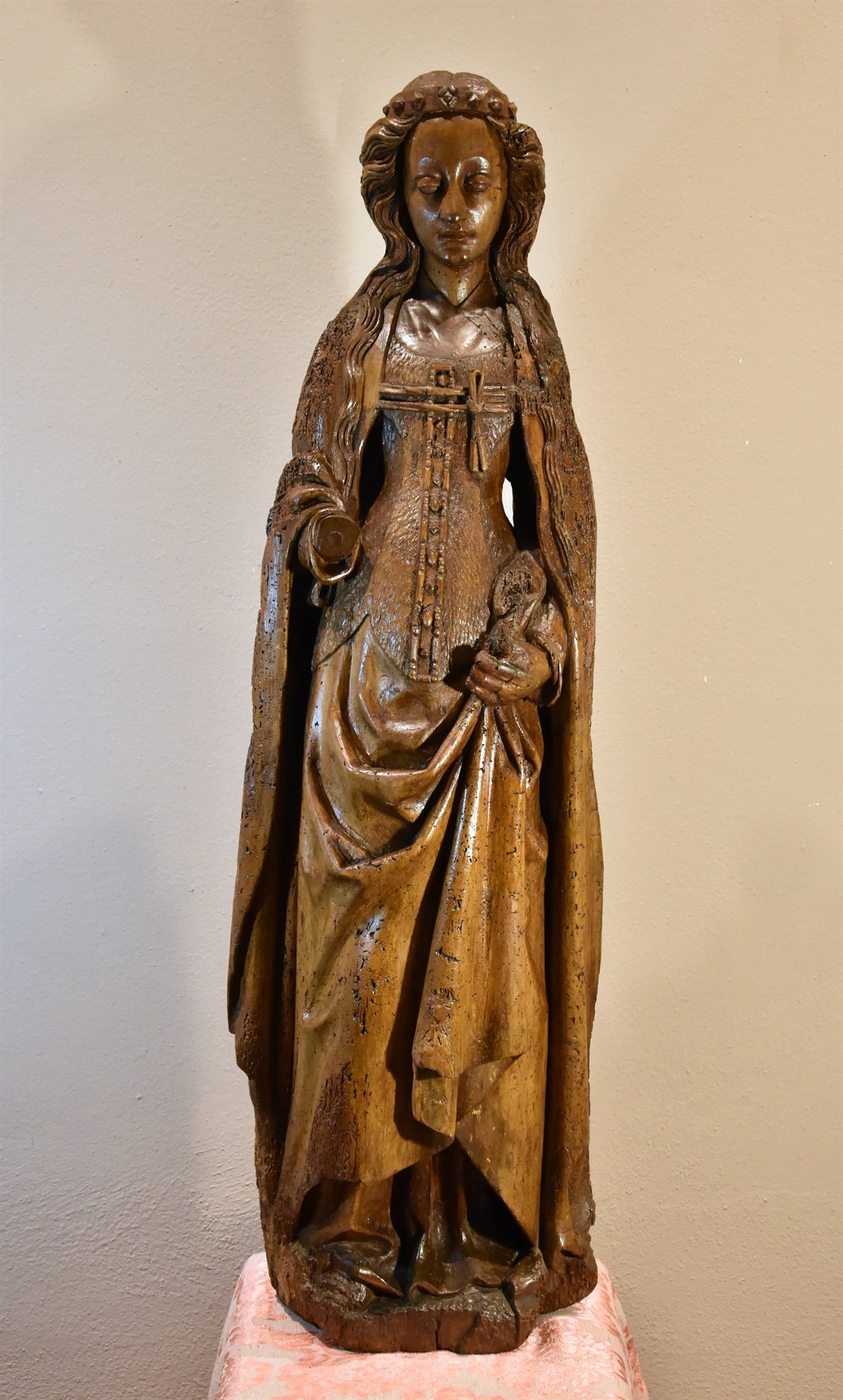 Scultura lignea Santa Caterina d’Alessandria