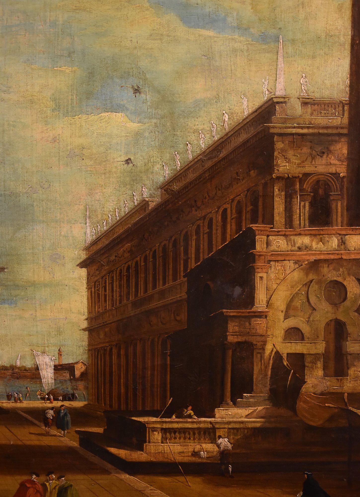 Piazzetta di San Marco verso il Bacino e San Giorgio Maggiore a Venezia