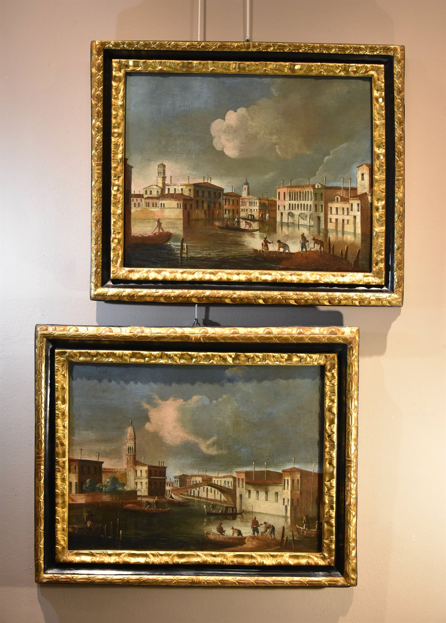 Veduta di Venezia con la Chiesa di S. Geremia e il Ponte delle Guglie