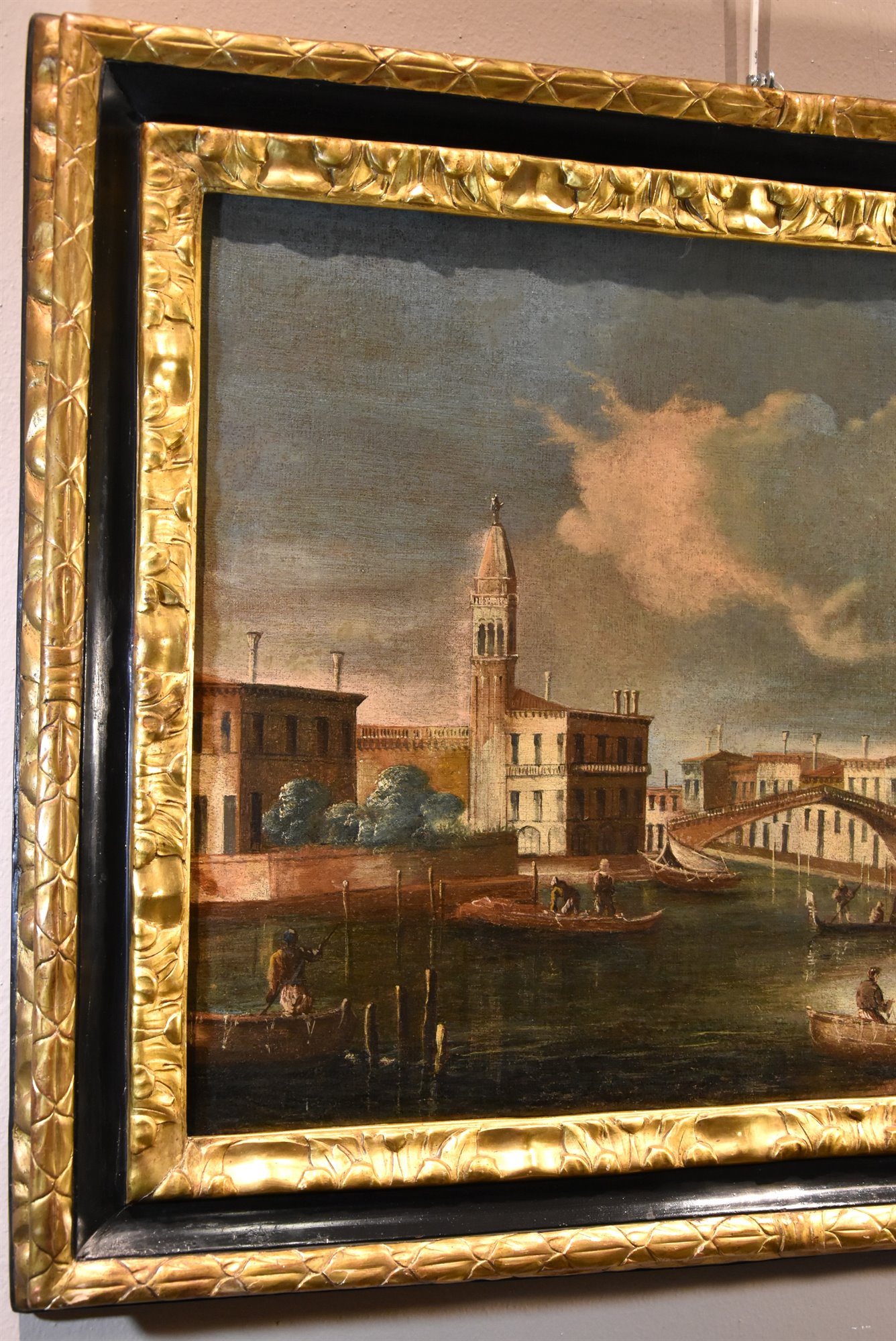 Veduta di Venezia con la Chiesa di S. Geremia e il Ponte delle Guglie