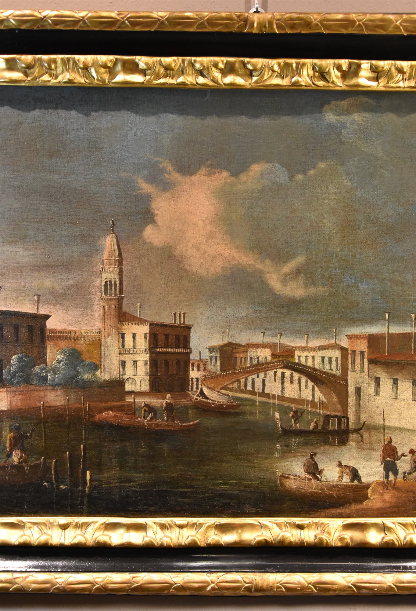 Veduta di Venezia con la Chiesa di S. Geremia e il Ponte delle Guglie