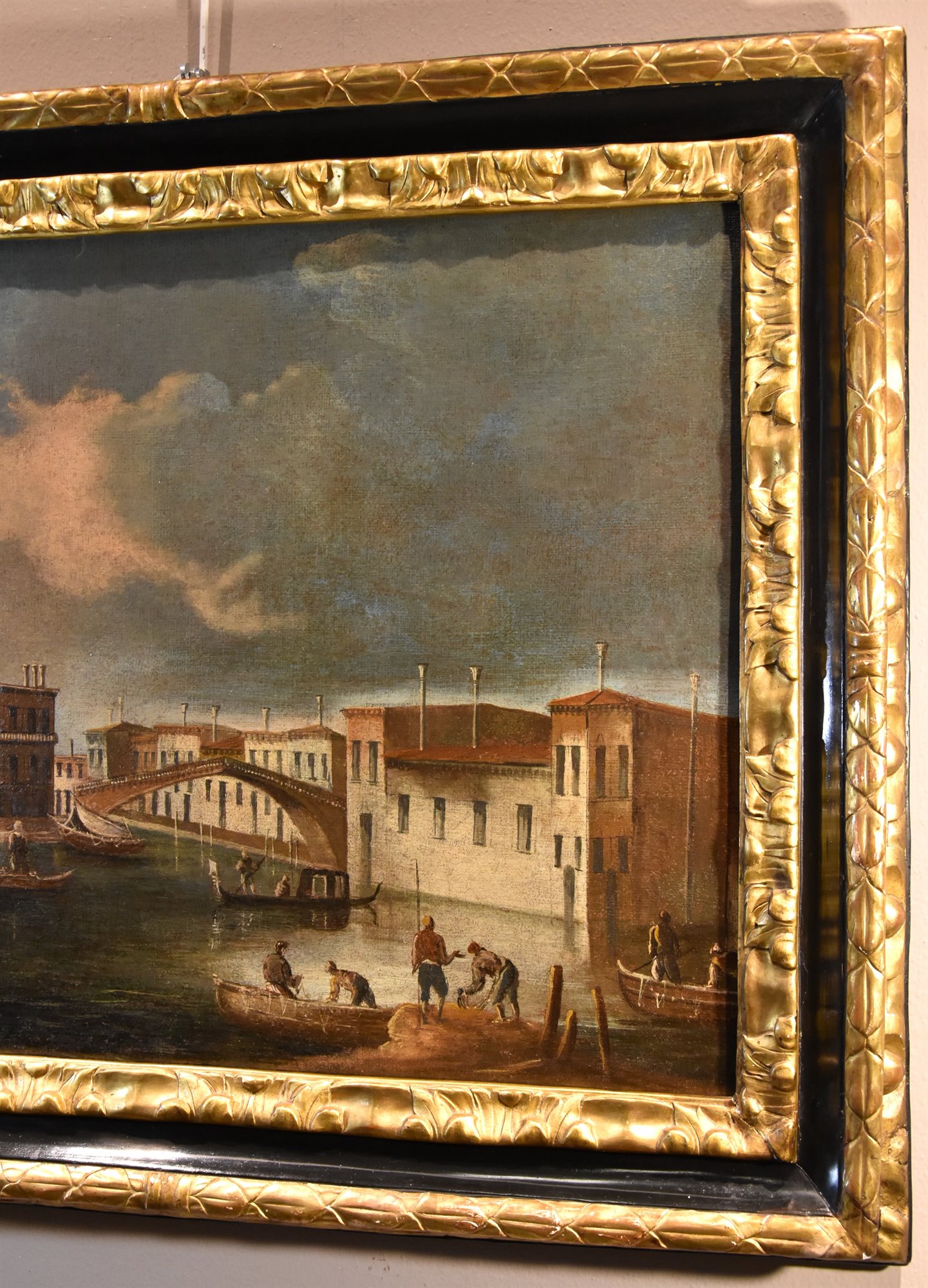 Veduta di Venezia con la Chiesa di S. Geremia e il Ponte delle Guglie