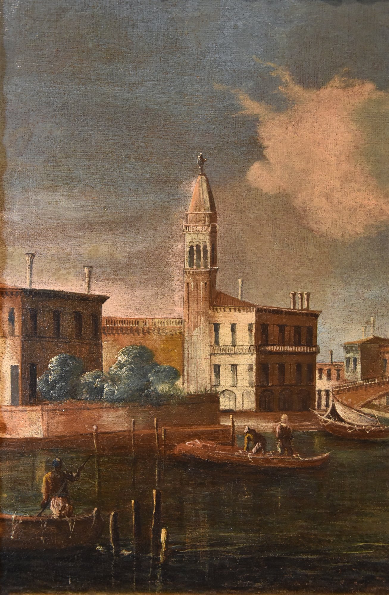 Veduta di Venezia con la Chiesa di S. Geremia e il Ponte delle Guglie