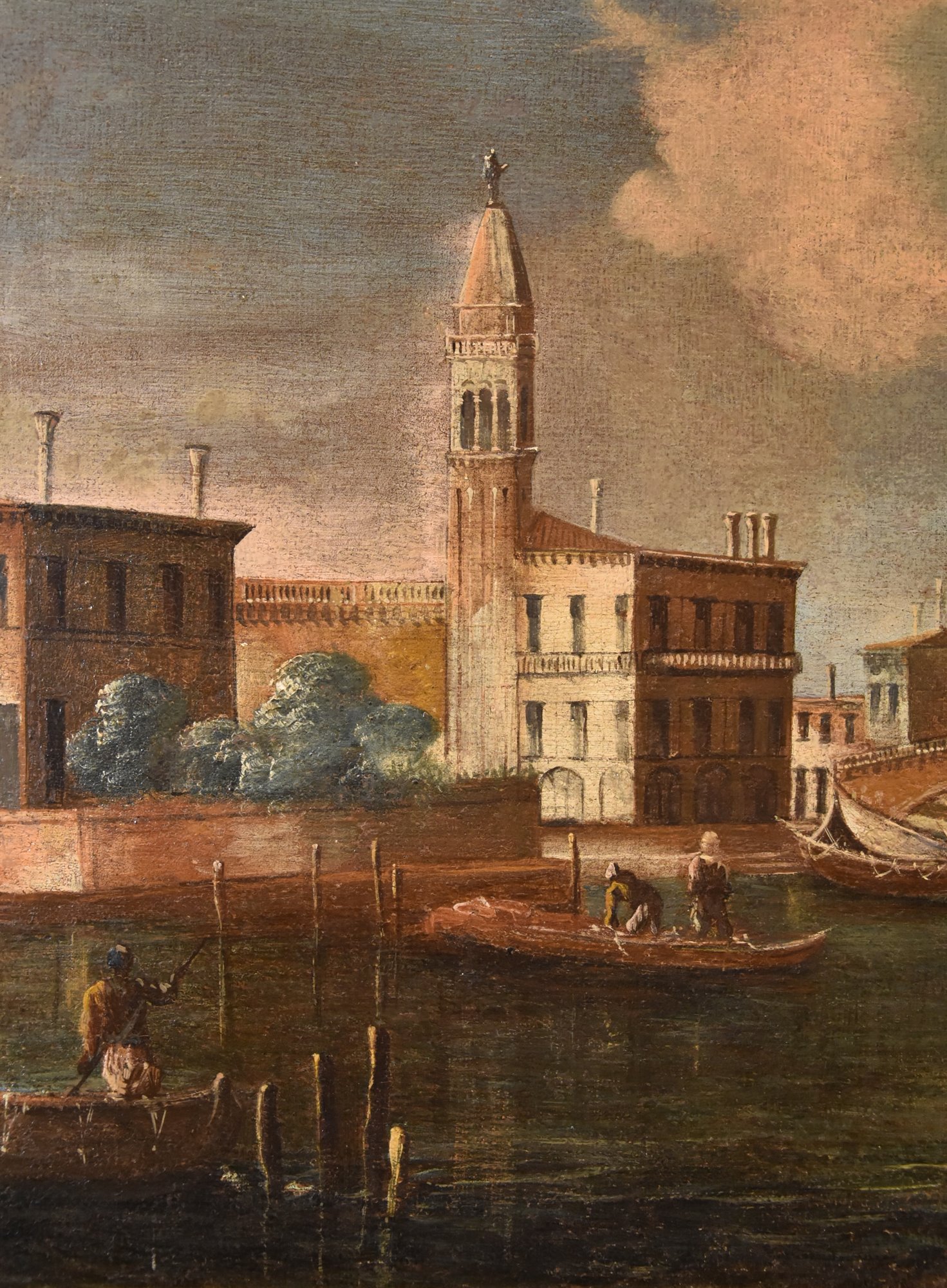 Veduta di Venezia con la Chiesa di S. Geremia e il Ponte delle Guglie