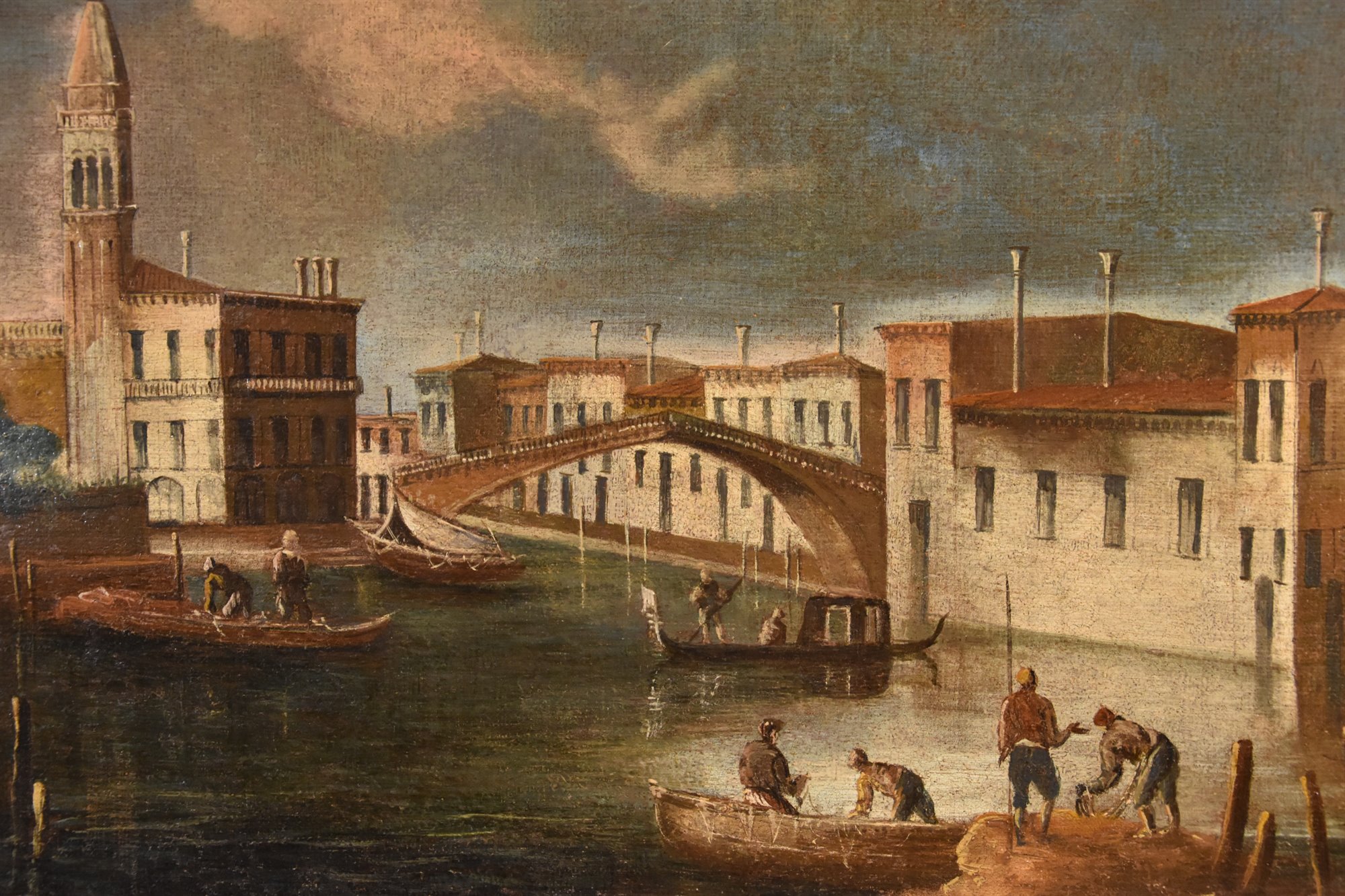 Veduta di Venezia con la Chiesa di S. Geremia e il Ponte delle Guglie