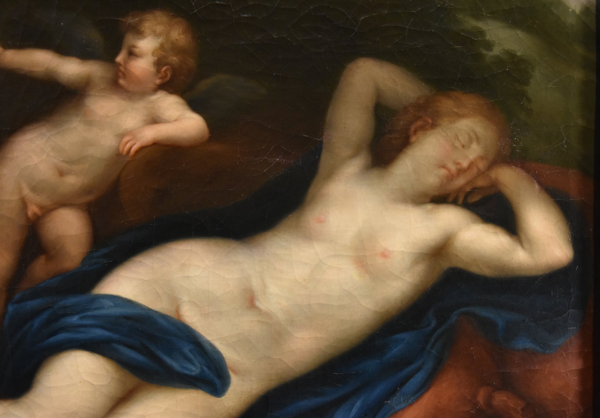 Venere dormiente con Cupido