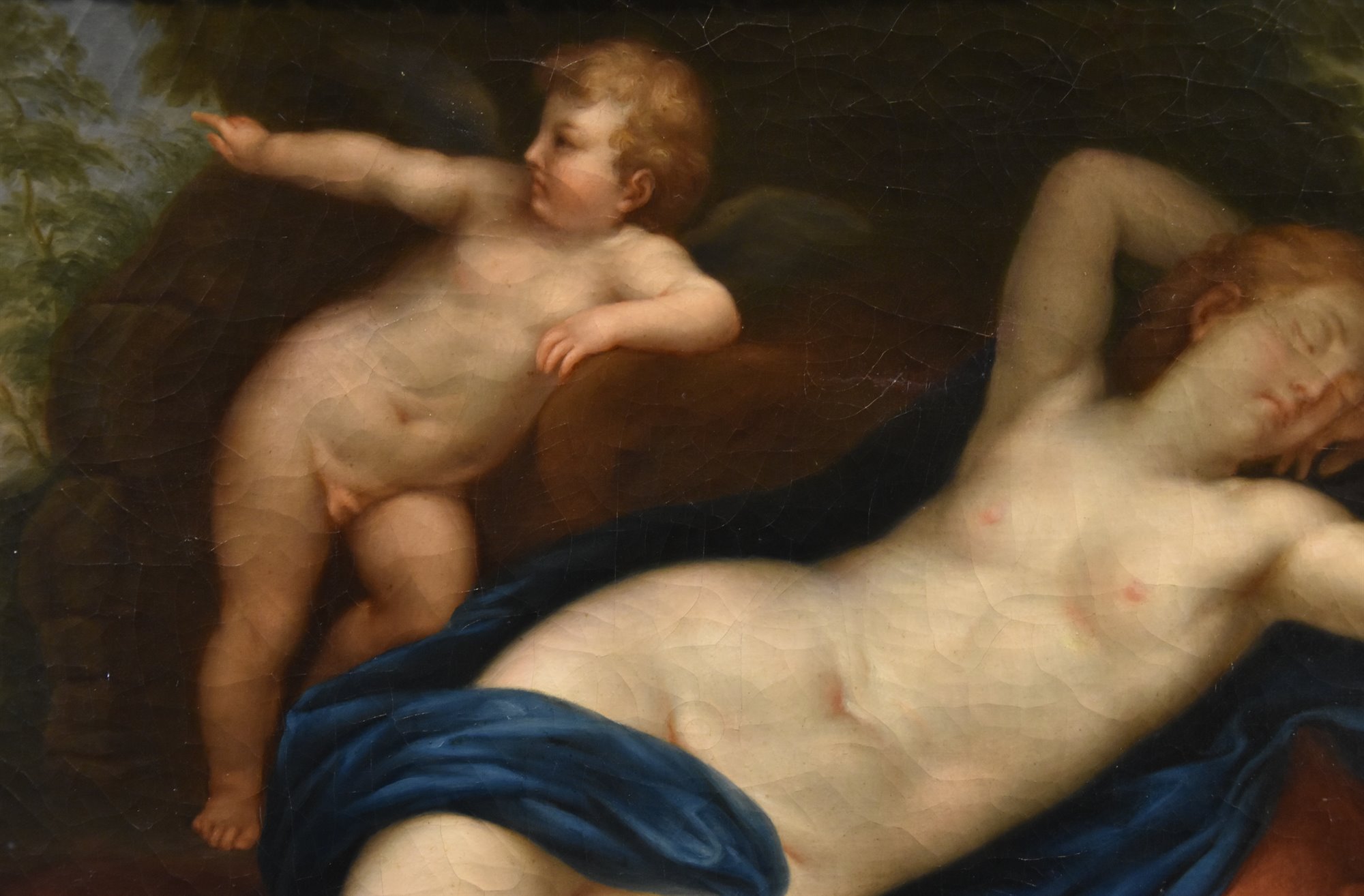 Venere dormiente con Cupido