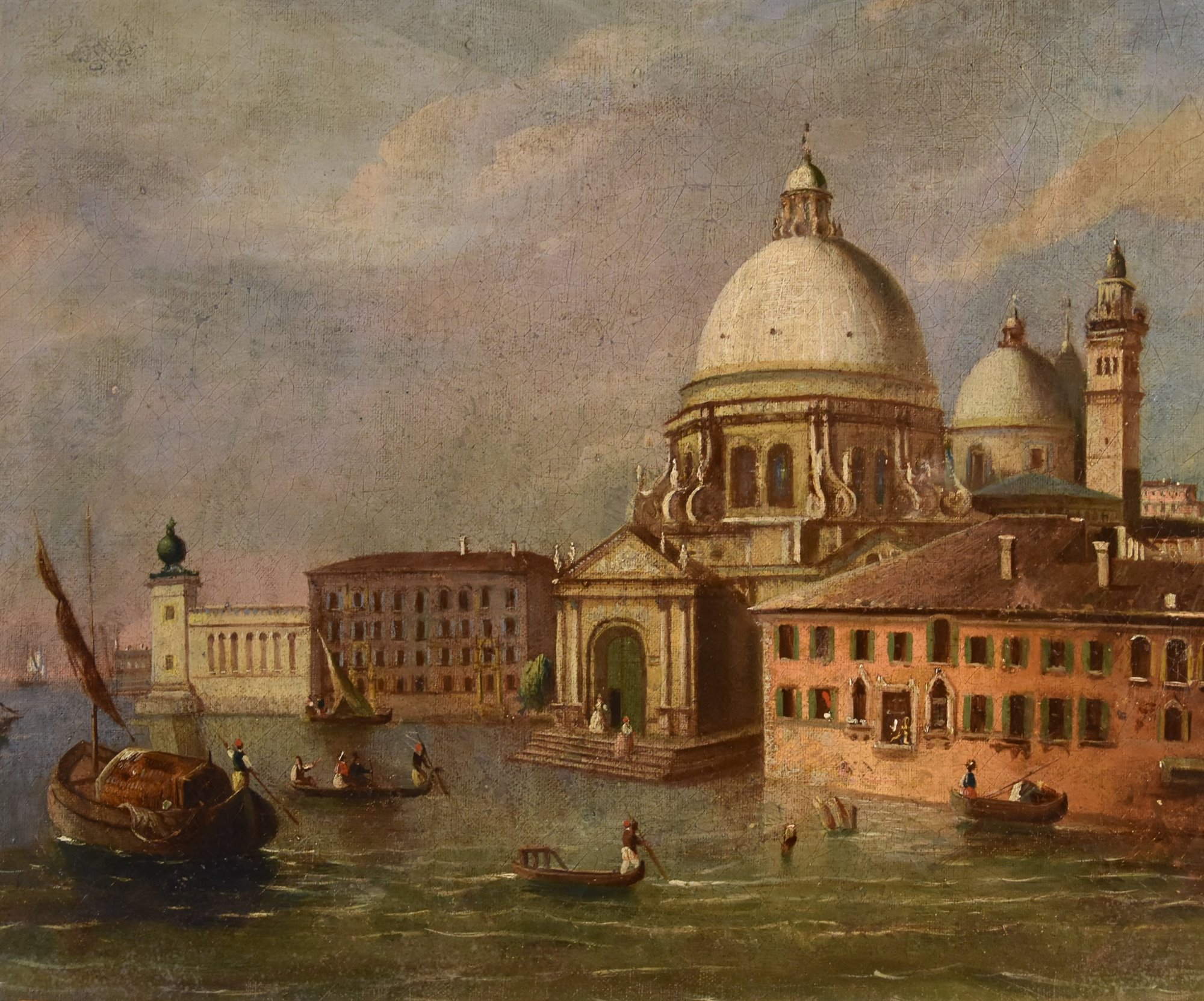 Veduta di Venezia con la Basilica della Salute e la Punta della Dogana