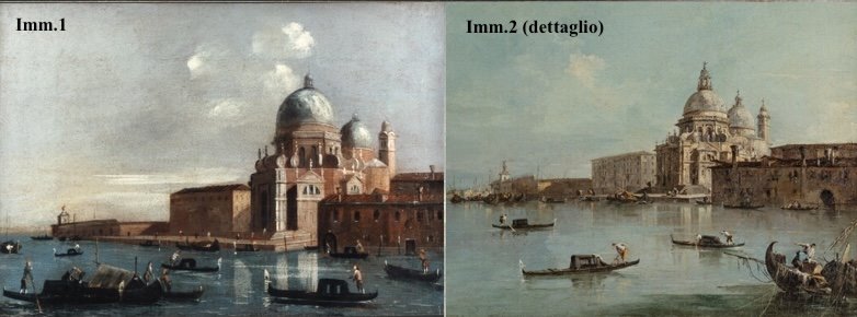 Veduta di Venezia con la Basilica della Salute e la Punta della Dogana