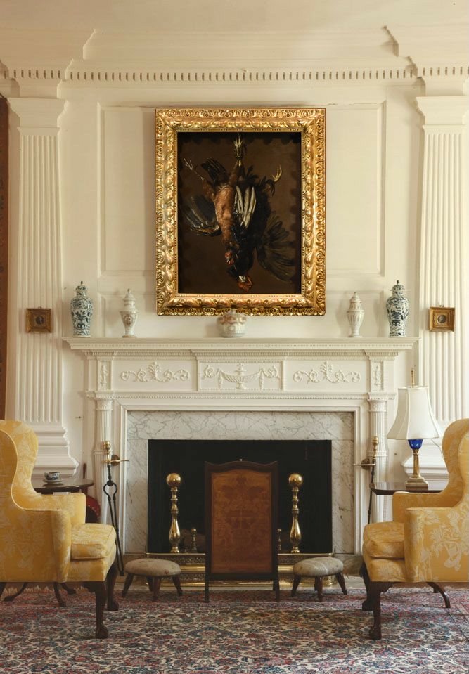 Natura morta con coppia di gallinacei