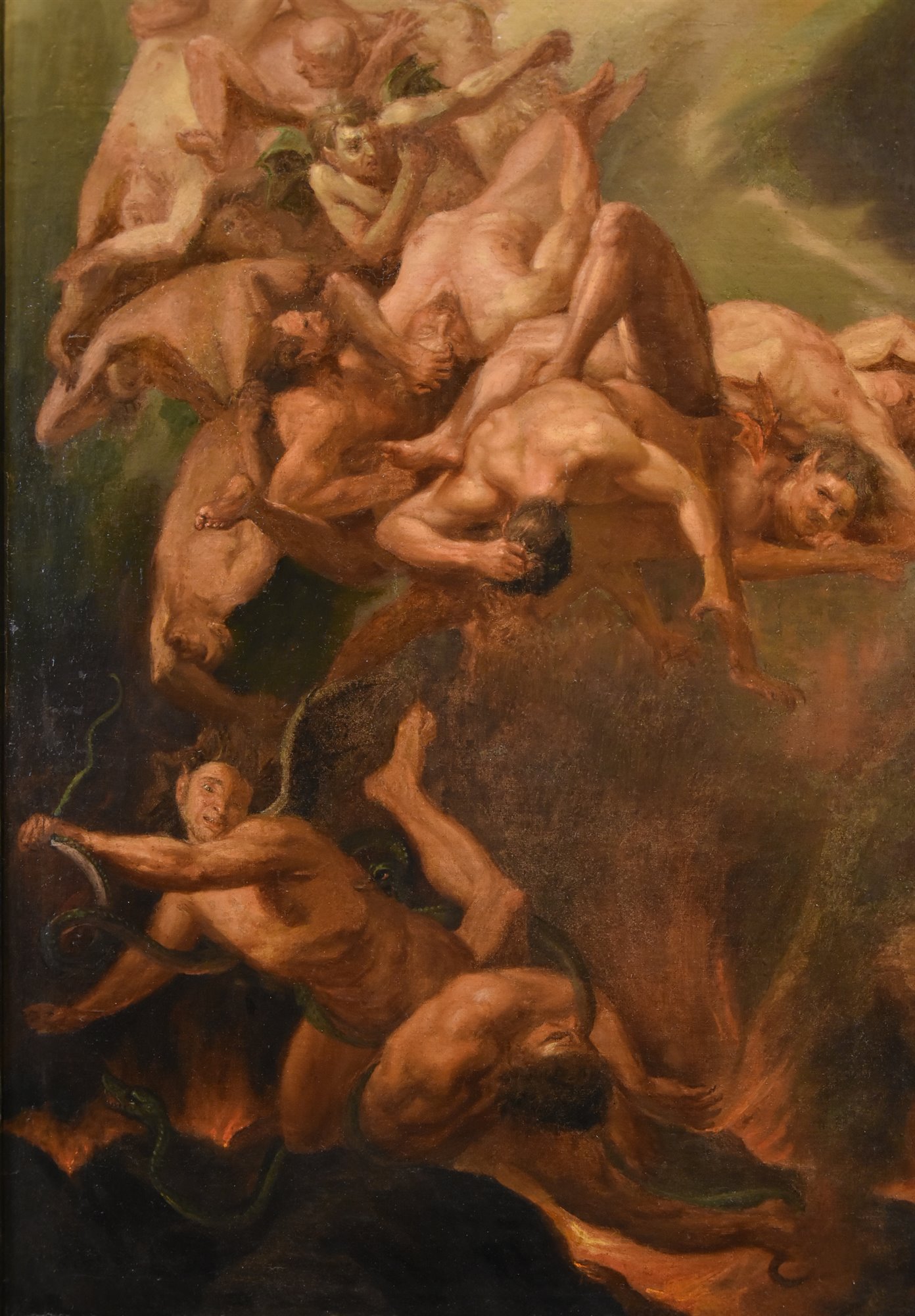 San Michele Arcangelo scaccia gli angeli ribelli dal paradiso