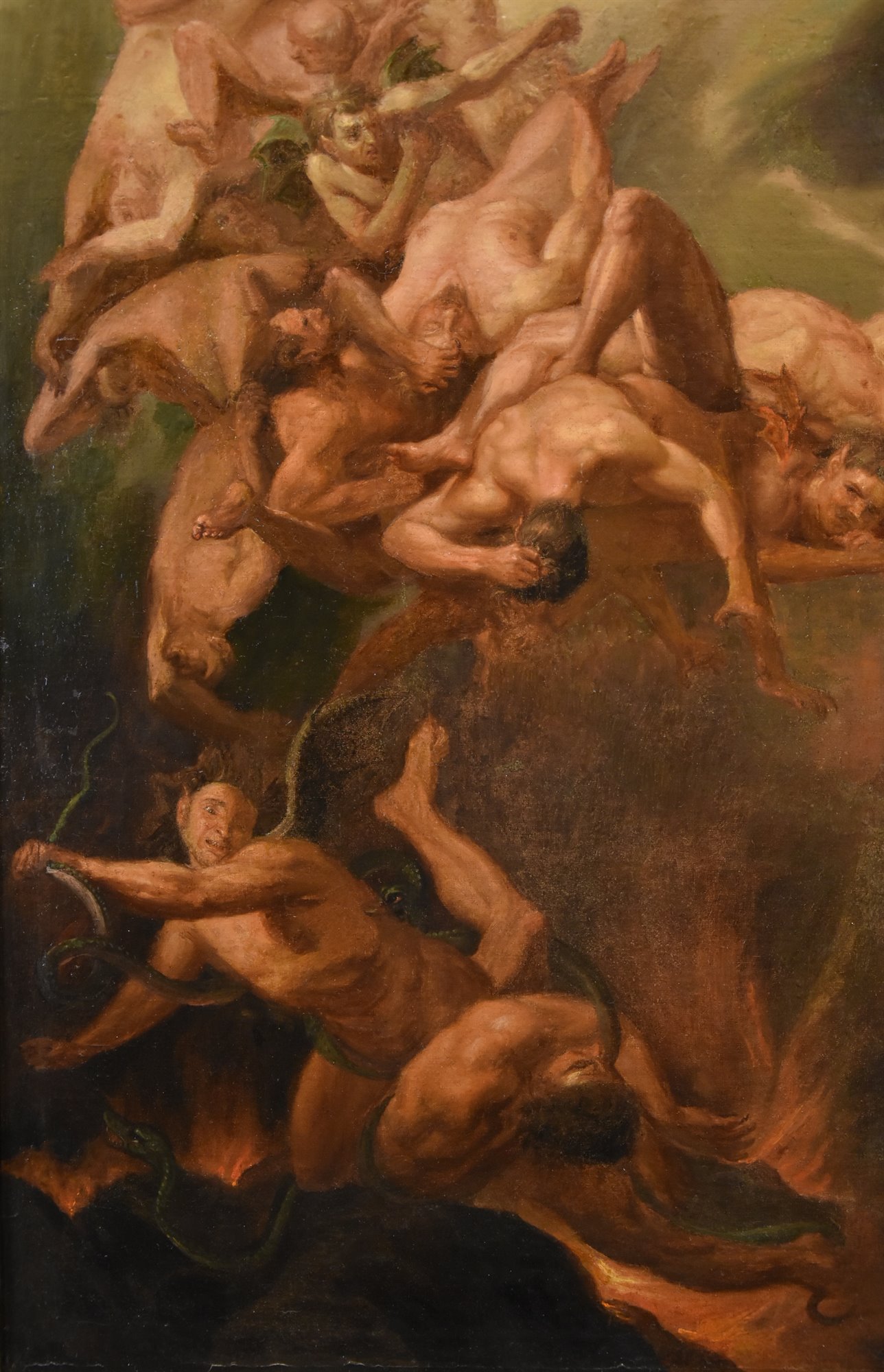 San Michele Arcangelo scaccia gli angeli ribelli dal paradiso