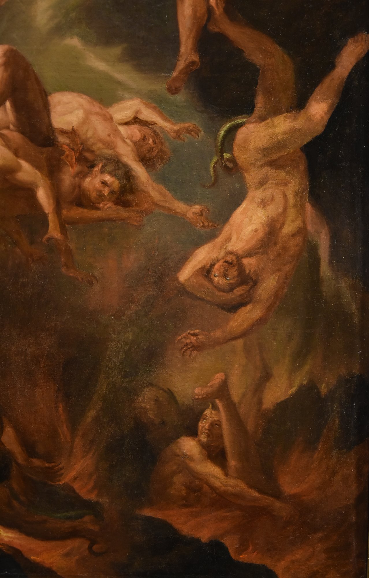 San Michele Arcangelo scaccia gli angeli ribelli dal paradiso