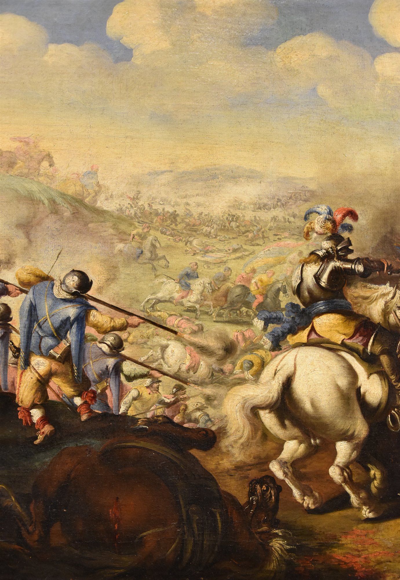 Battaglia tra cavallerie cristiana e turca