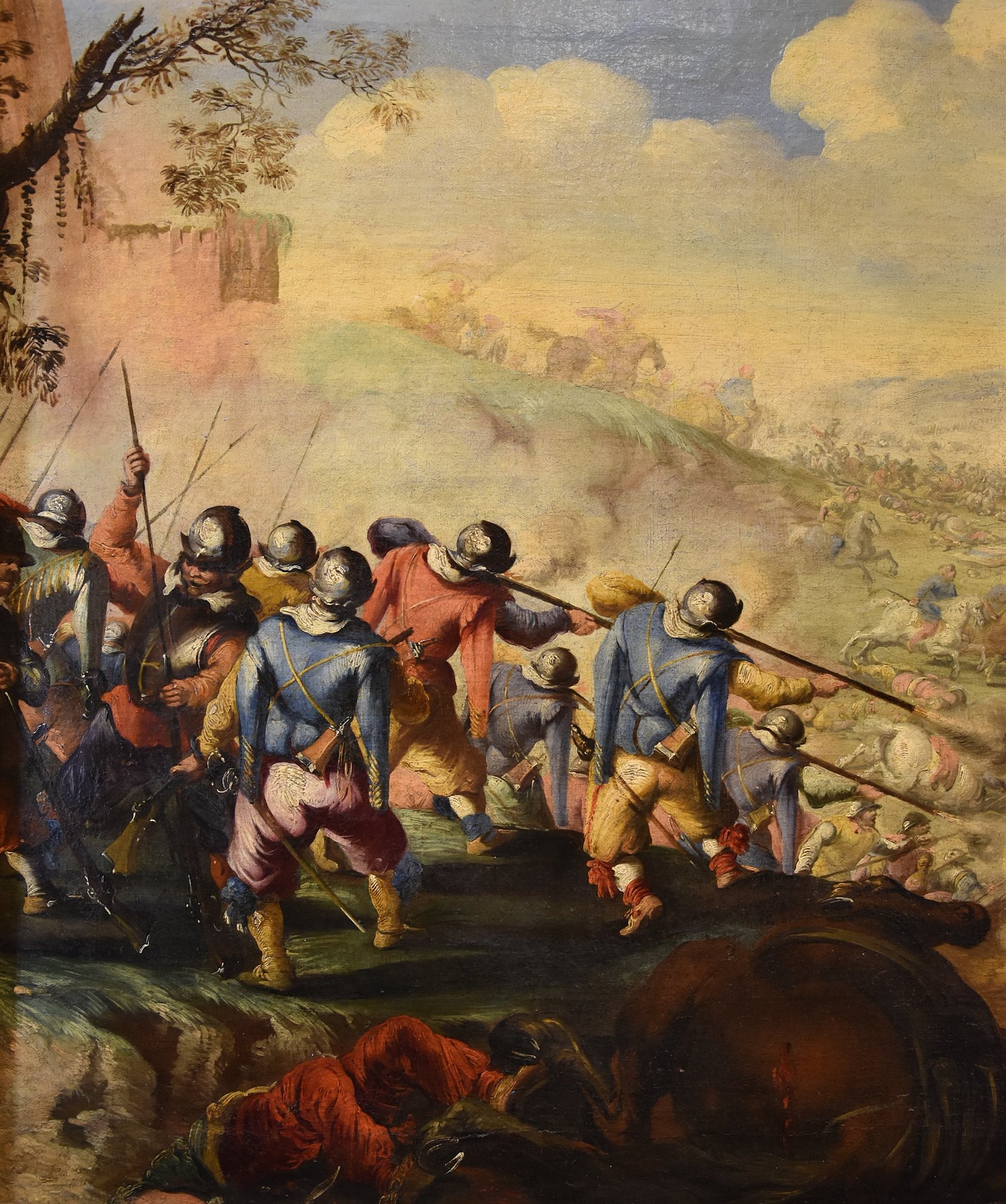 Battaglia tra cavallerie cristiana e turca