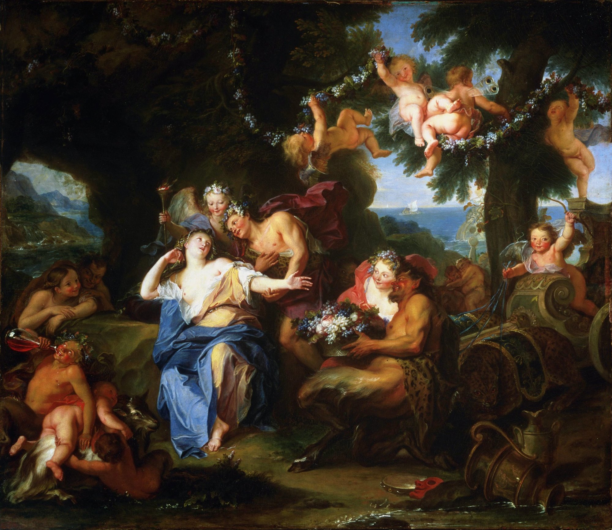 Idillio tra Dionisio e Arianna