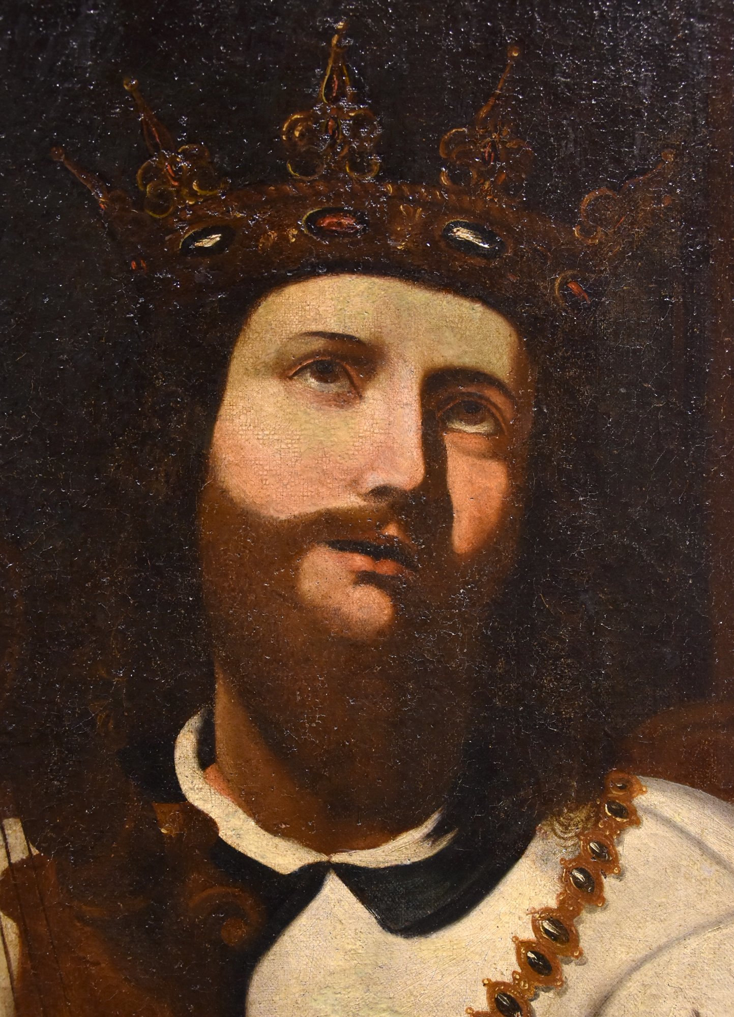 Re Davide suona l’arpa