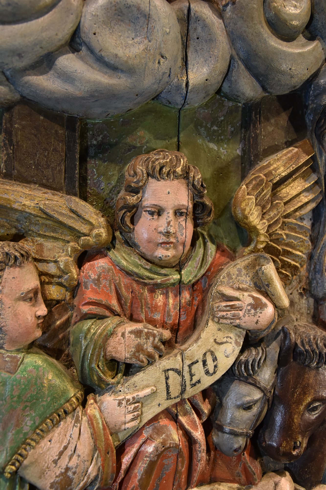 Scultura ad altorilievo raffigurante la Natività